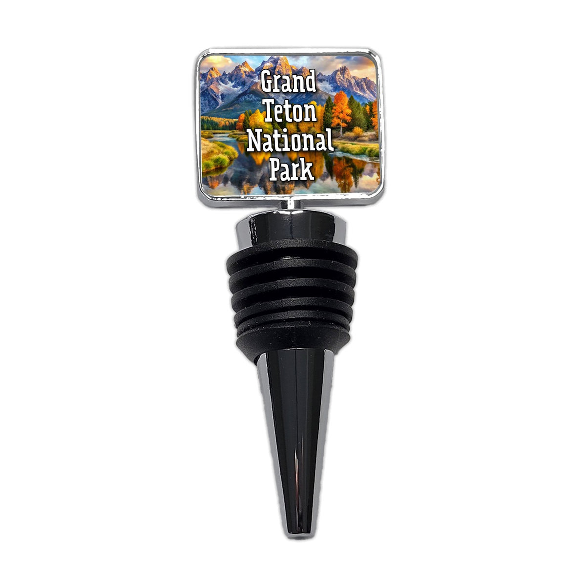 Grand Teton National Park Wyoming Wine Bottle Stopper