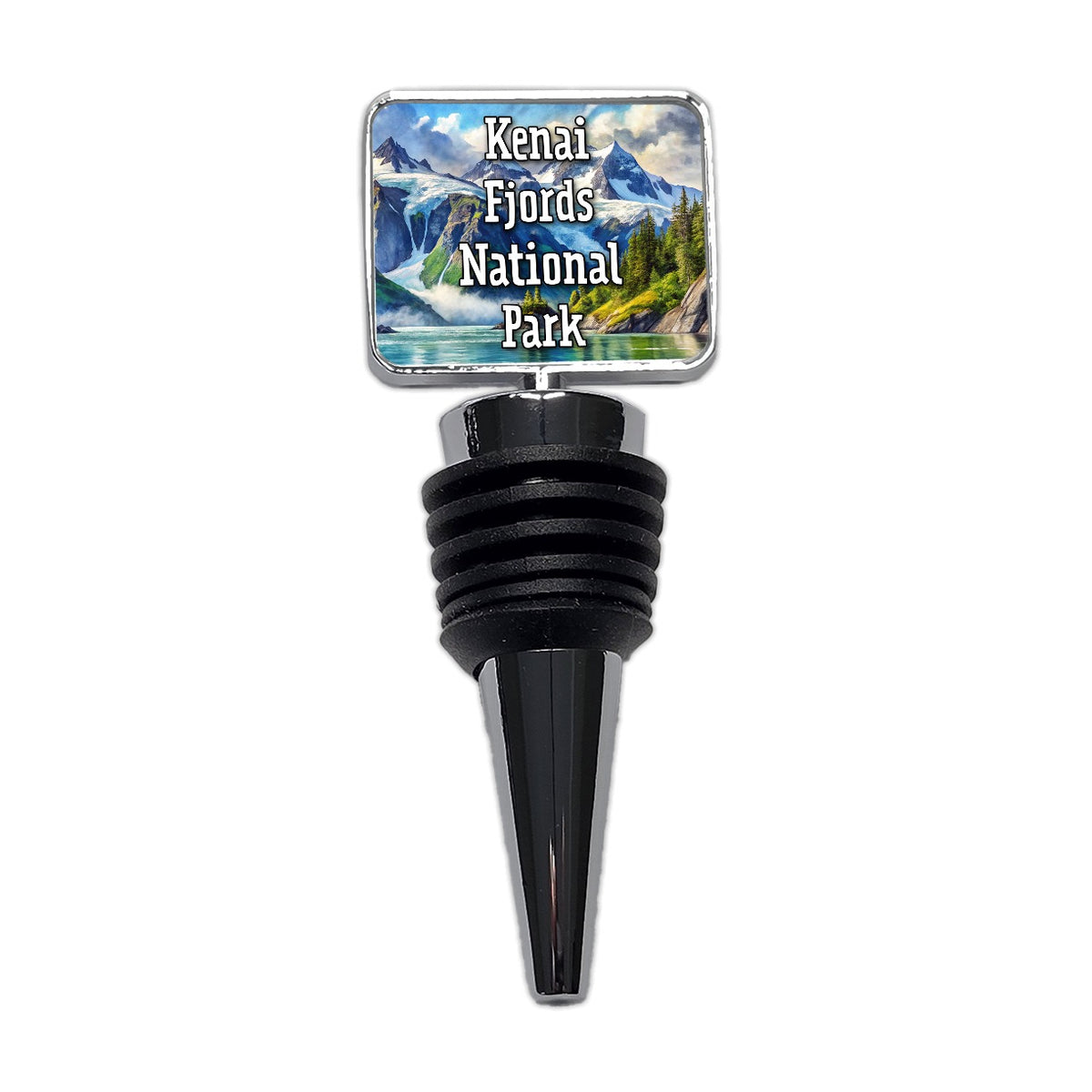 Kenai Fjords National Park Alaska Wine Bottle Stopper