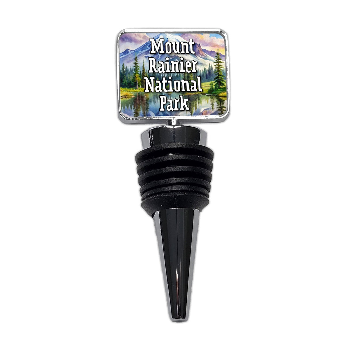 Mount Rainier National Park Washington Wine Bottle Stopper