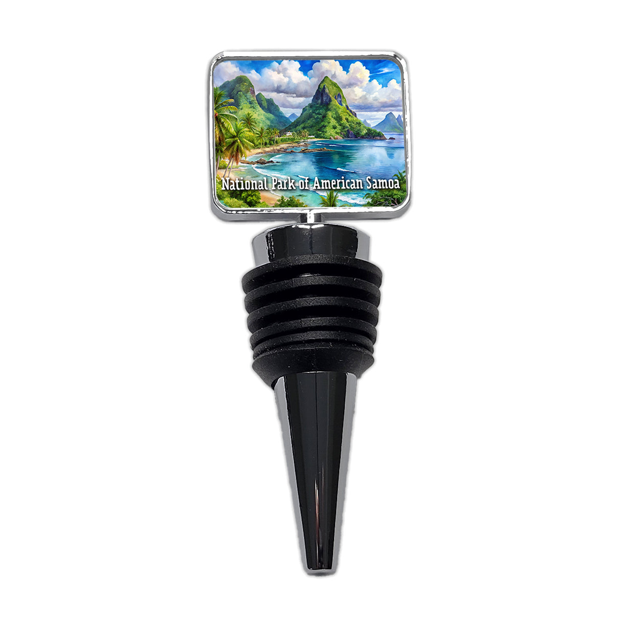 National Park of American Samoa Wine Bottle Stopper