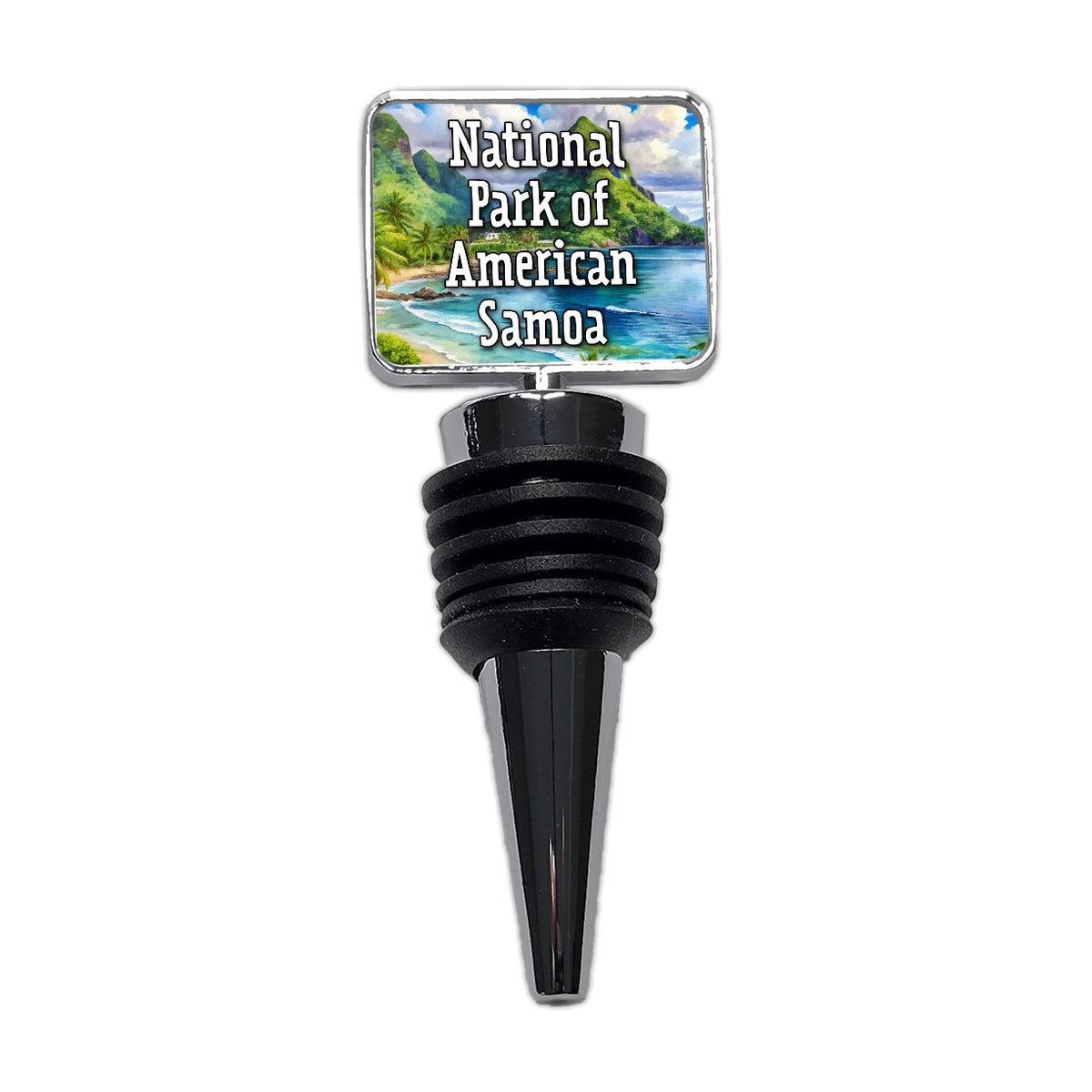 National Park of American Samoa Wine Bottle Stopper