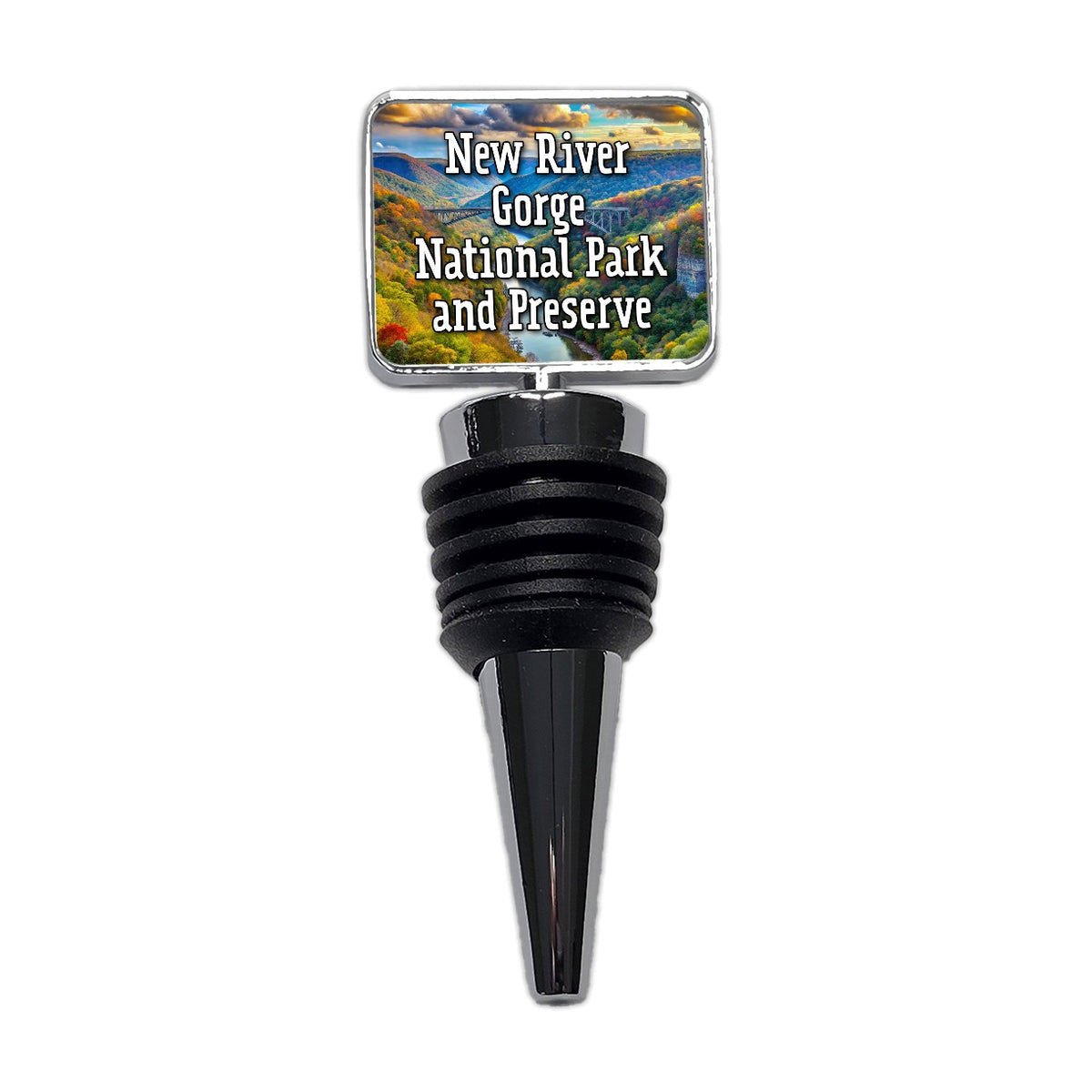New River Gorge National Park and Preserve West Virginia Wine Bottle Stopper