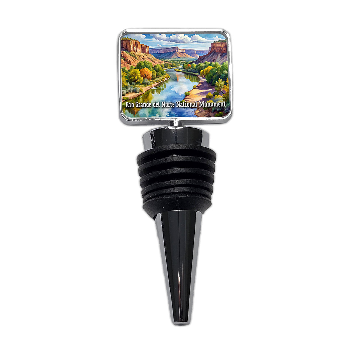 Rio Grande del Norte National Monument New Mexico Wine Bottle Stopper