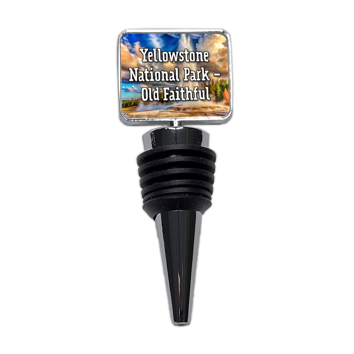 Yellowstone National Park Old Faithful Wine Bottle Stopper