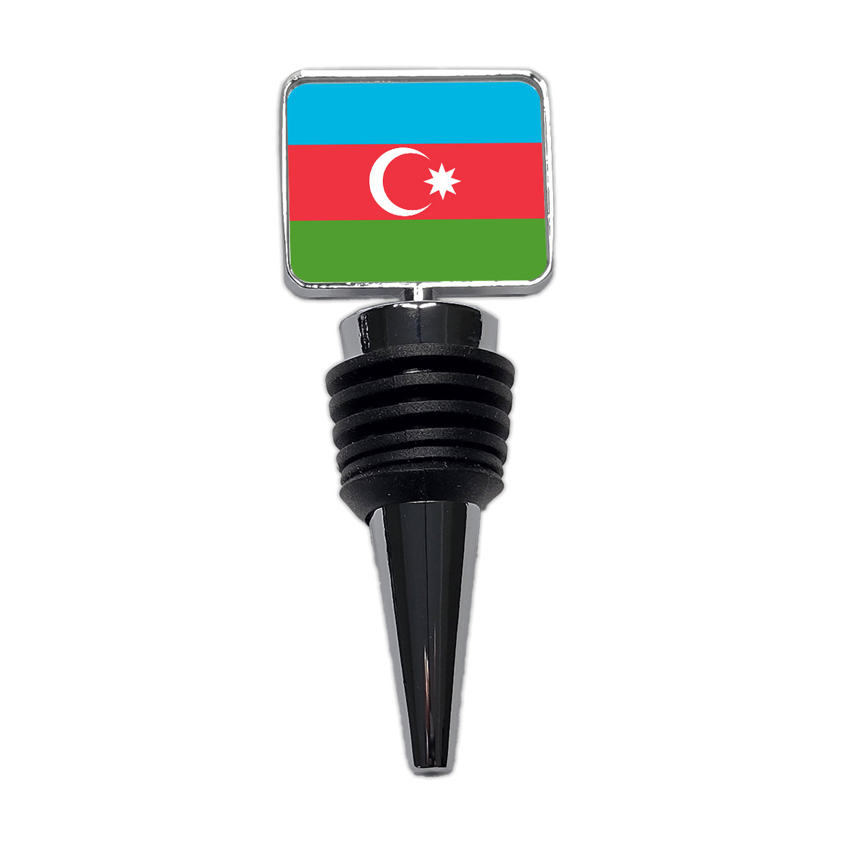 Azerbaijan Country Flag Wine Bottle Stopper