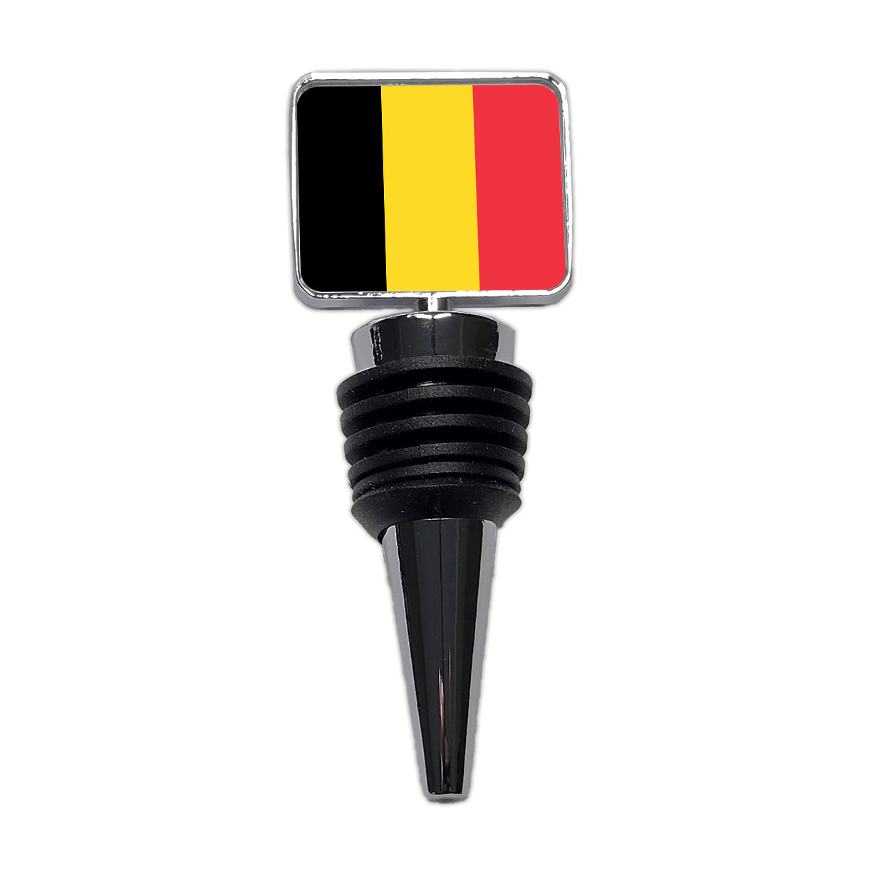 Belgium Country Flag Wine Bottle Stopper