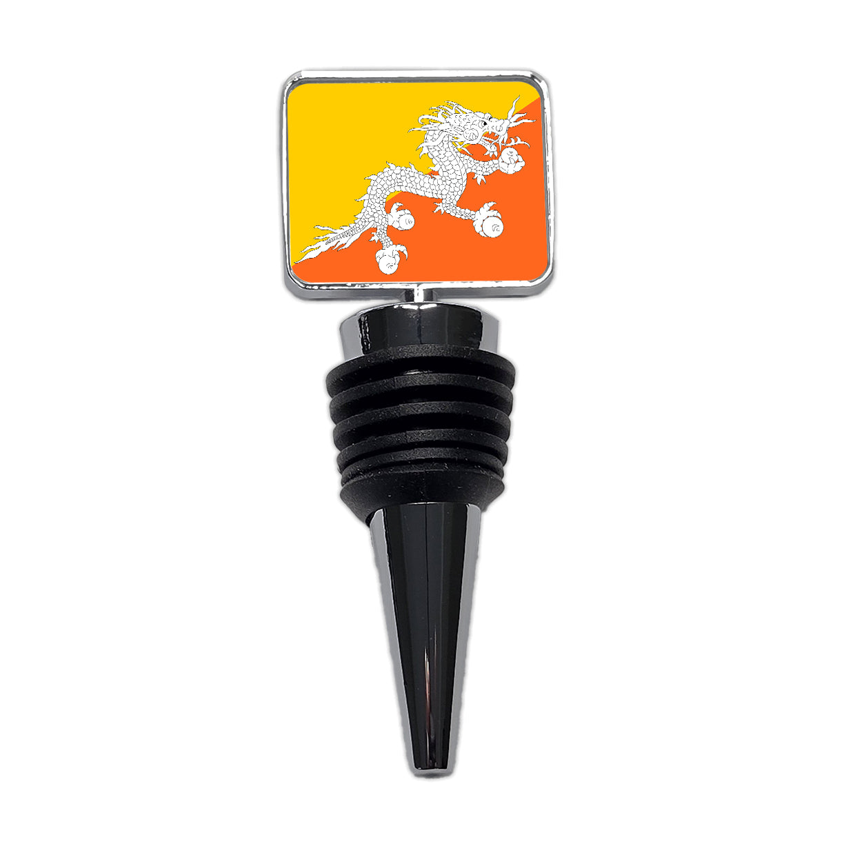 Bhutan Country Flag Wine Bottle Stopper