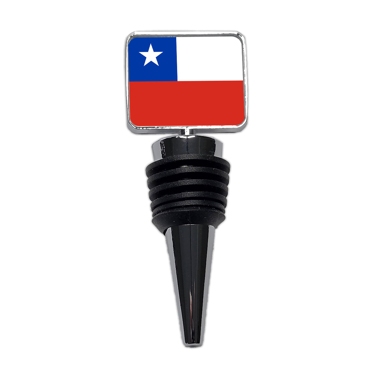 Chile Country Flag Wine Bottle Stopper