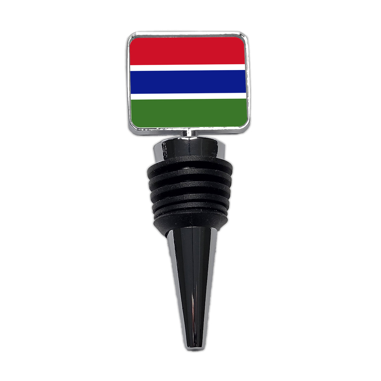 Gambia (the) Country Flag Wine Bottle Stopper