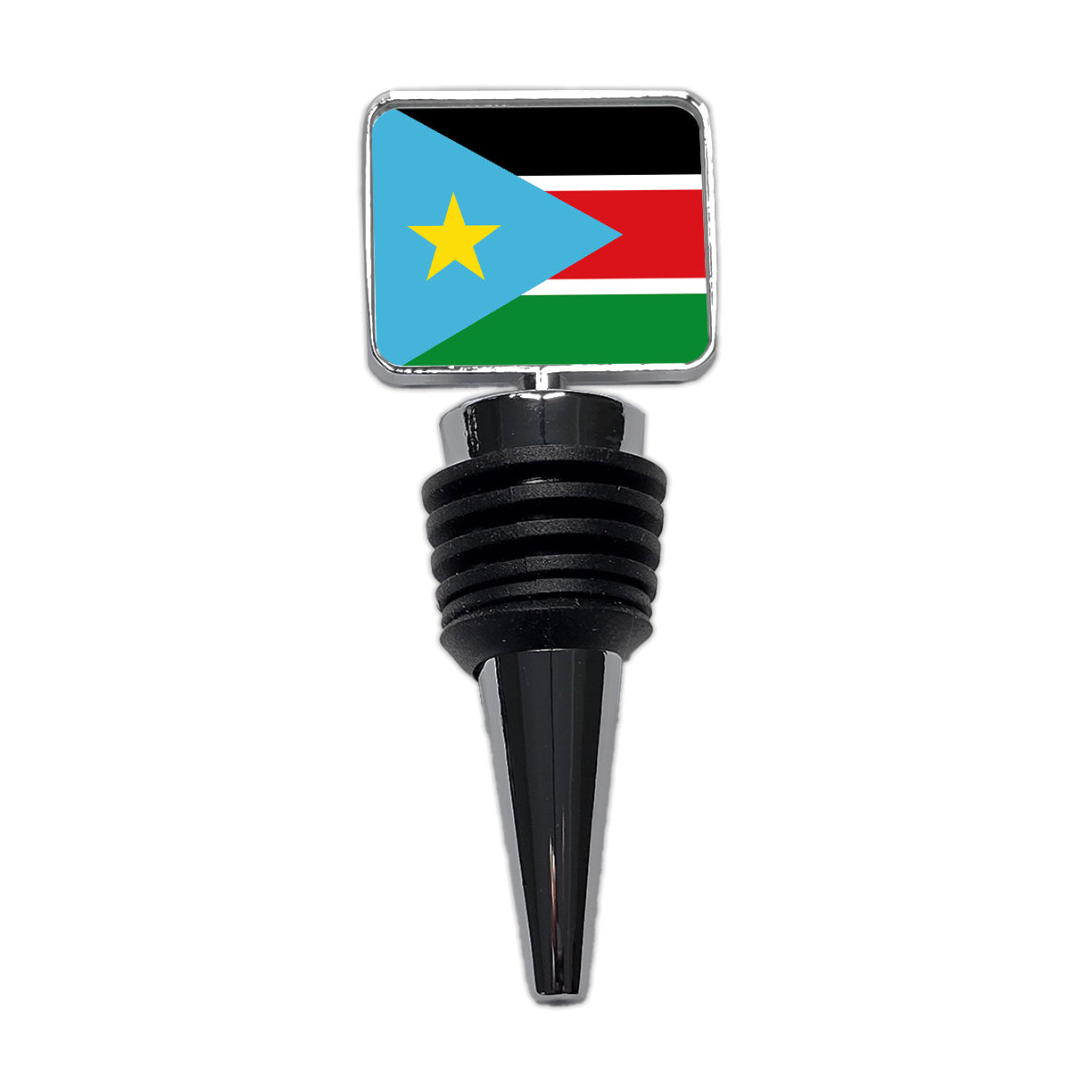 South Sudan Country Flag Wine Bottle Stopper