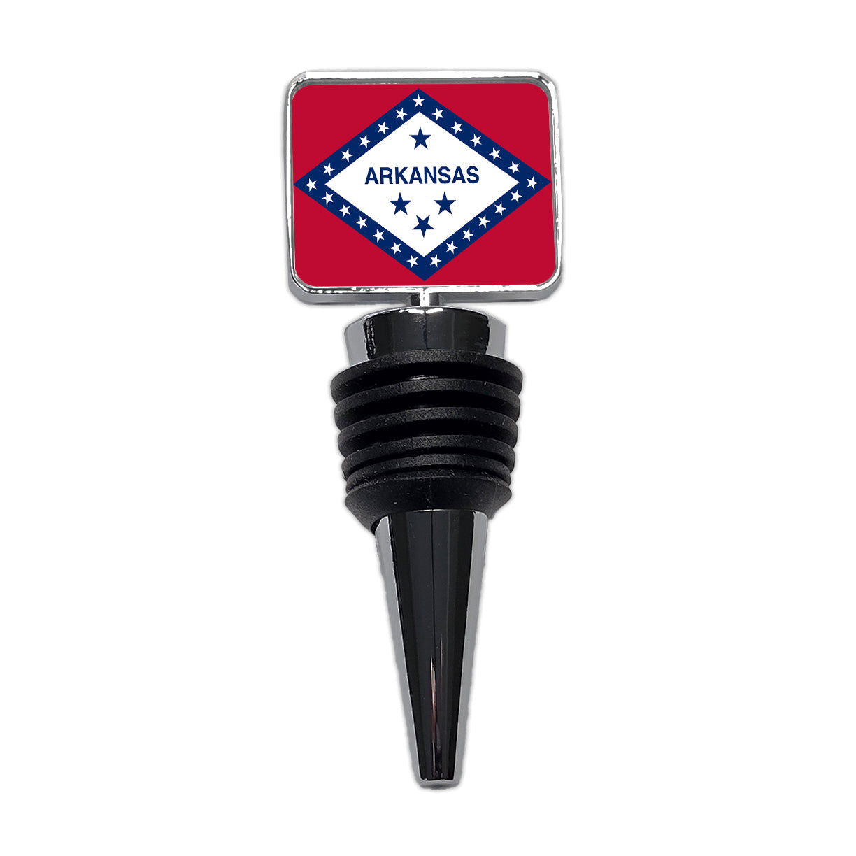 Arkansas AR State Flag Wine Bottle Stopper
