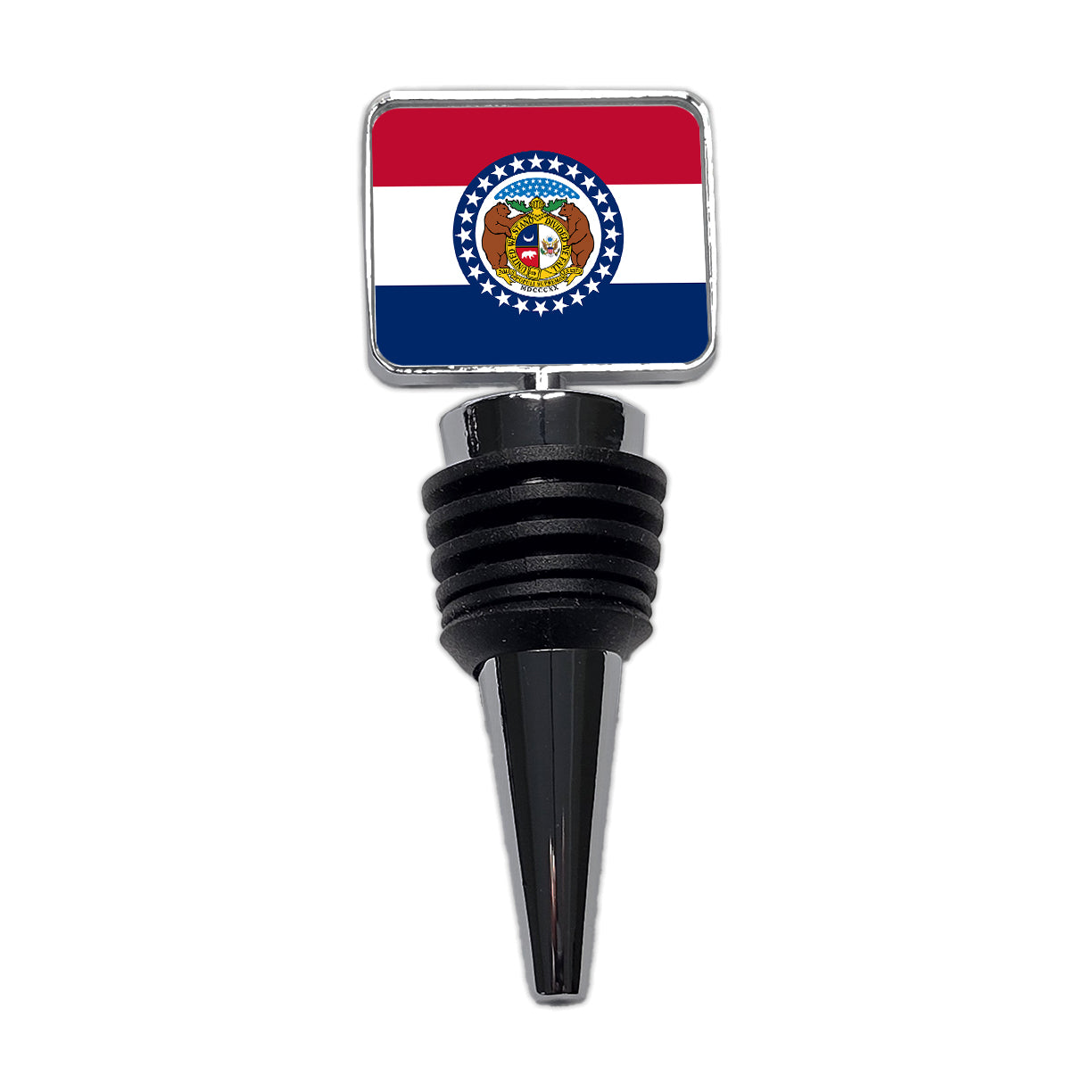 Missouri MO State Flag Wine Bottle Stopper
