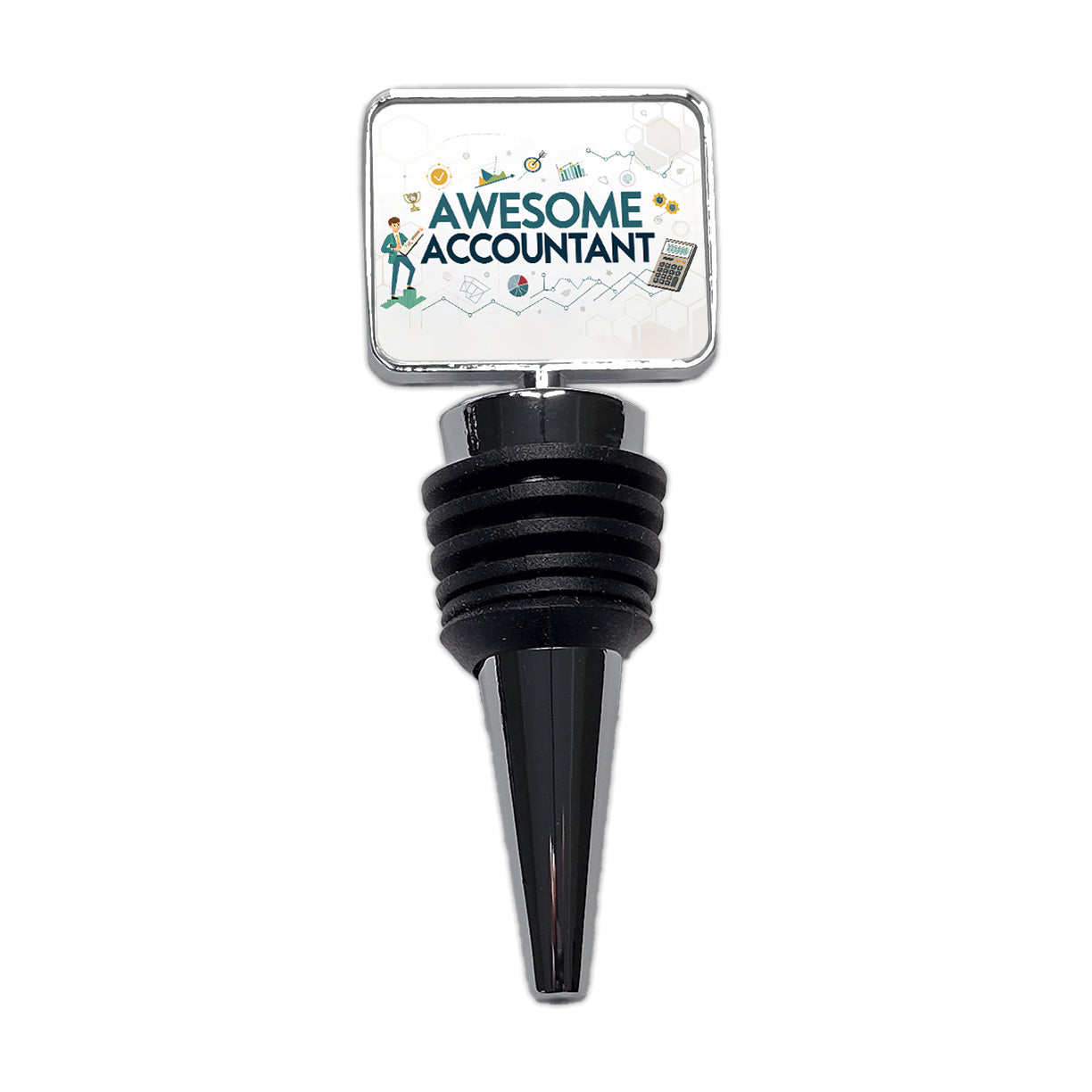 Awesome Accountant Inspirational Wine Bottle Stopper