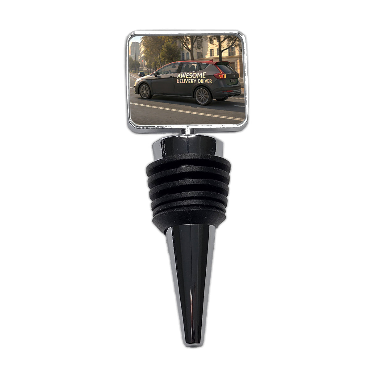 Awesome Delivery Driver Inspirational Wine Bottle Stopper