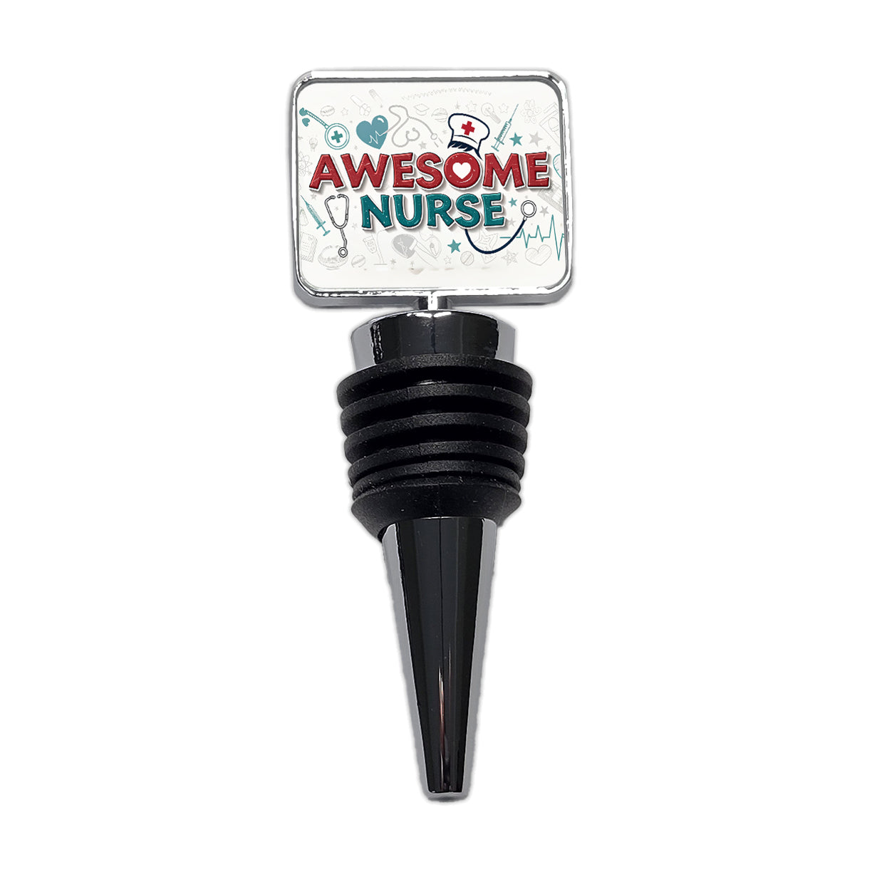 Awesome Nurse Inspirational Wine Bottle Stopper