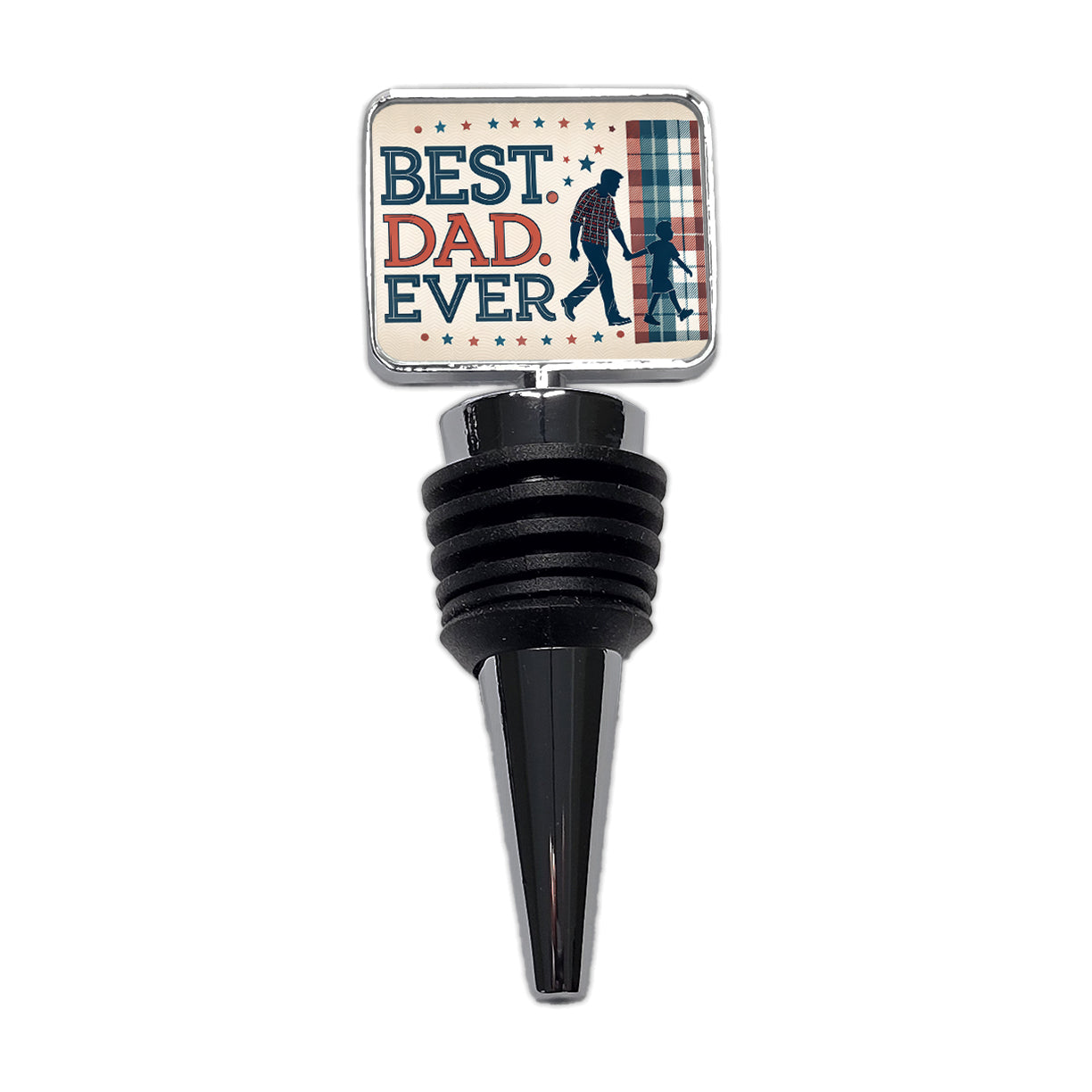 Best Dad Ever Father's Day Wine Bottle Stopper