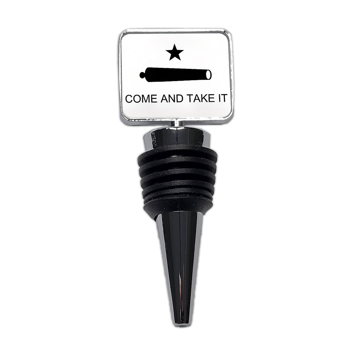 Come And Take It Revolution Texas Cannon Flag Wine Bottle Stopper