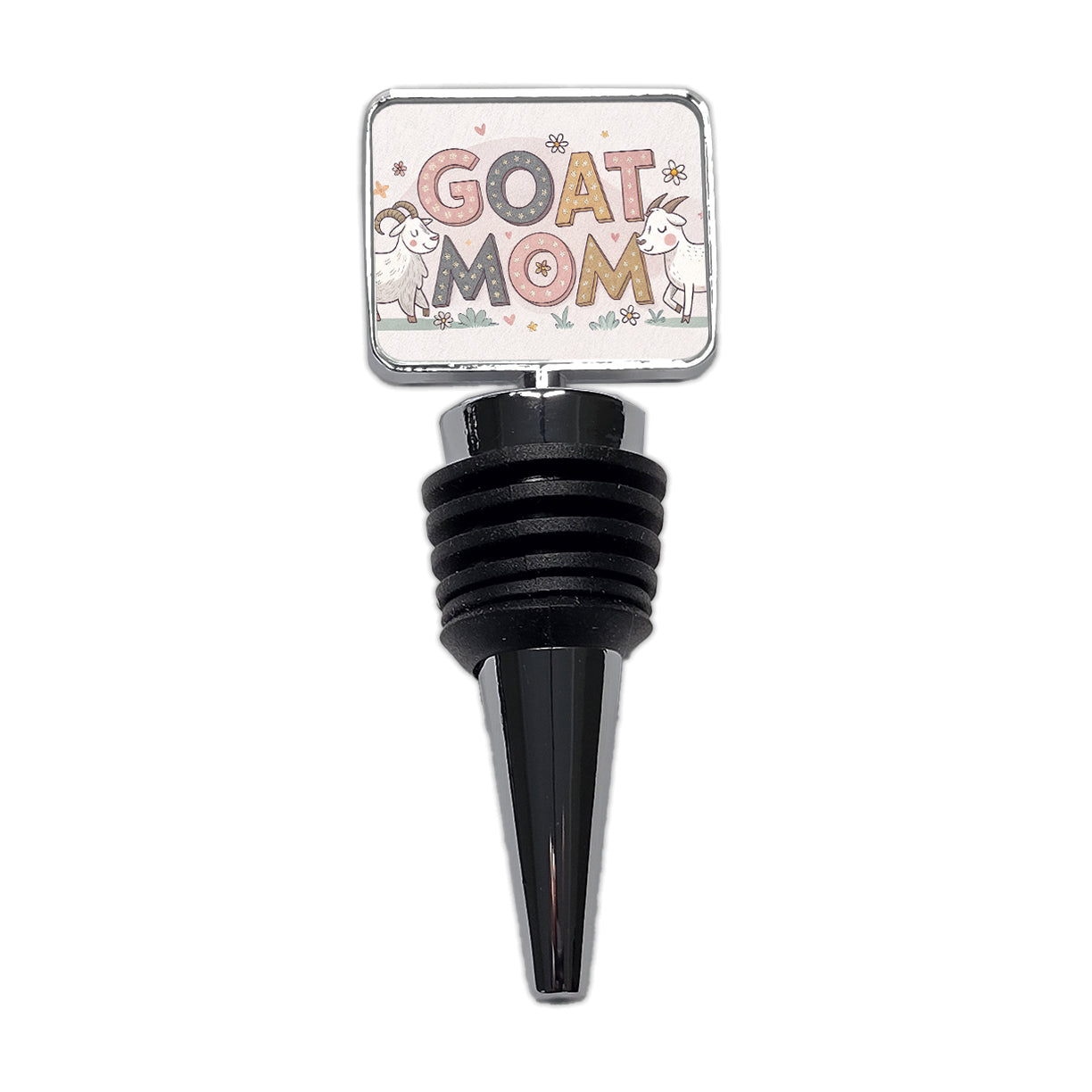 Goat Mom Cute Funny Wine Bottle Stopper