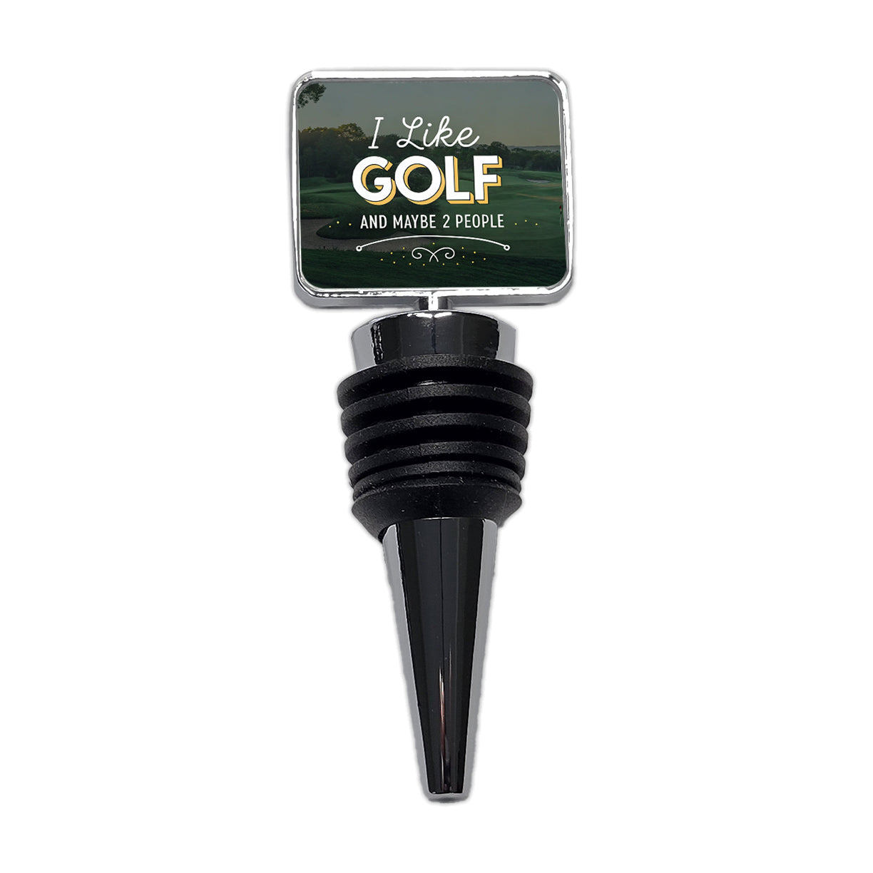 I Like Golf And Maybe 2 People Funny Wine Bottle Stopper