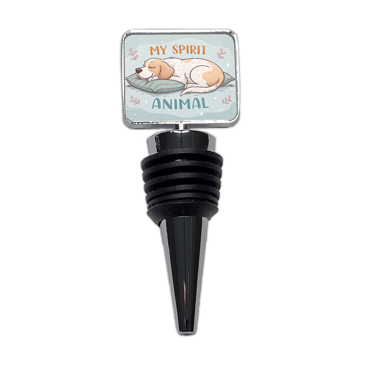 My Spirit Animal Sleeping Dog Funny Wine Bottle Stopper