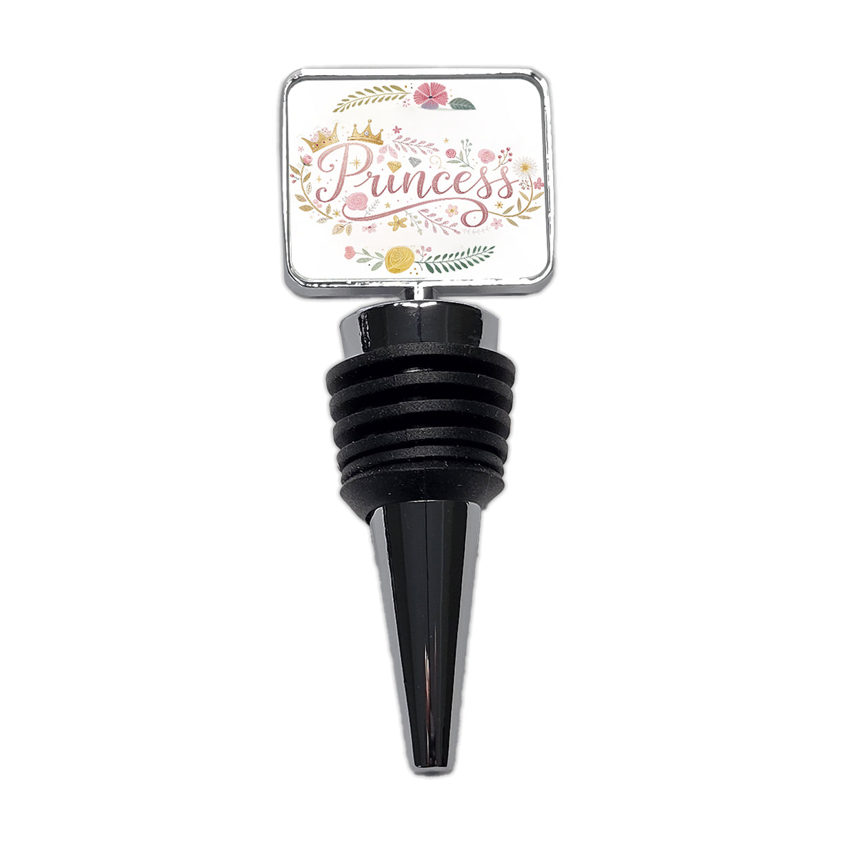 Princess Floral Cute Funny Wine Bottle Stopper