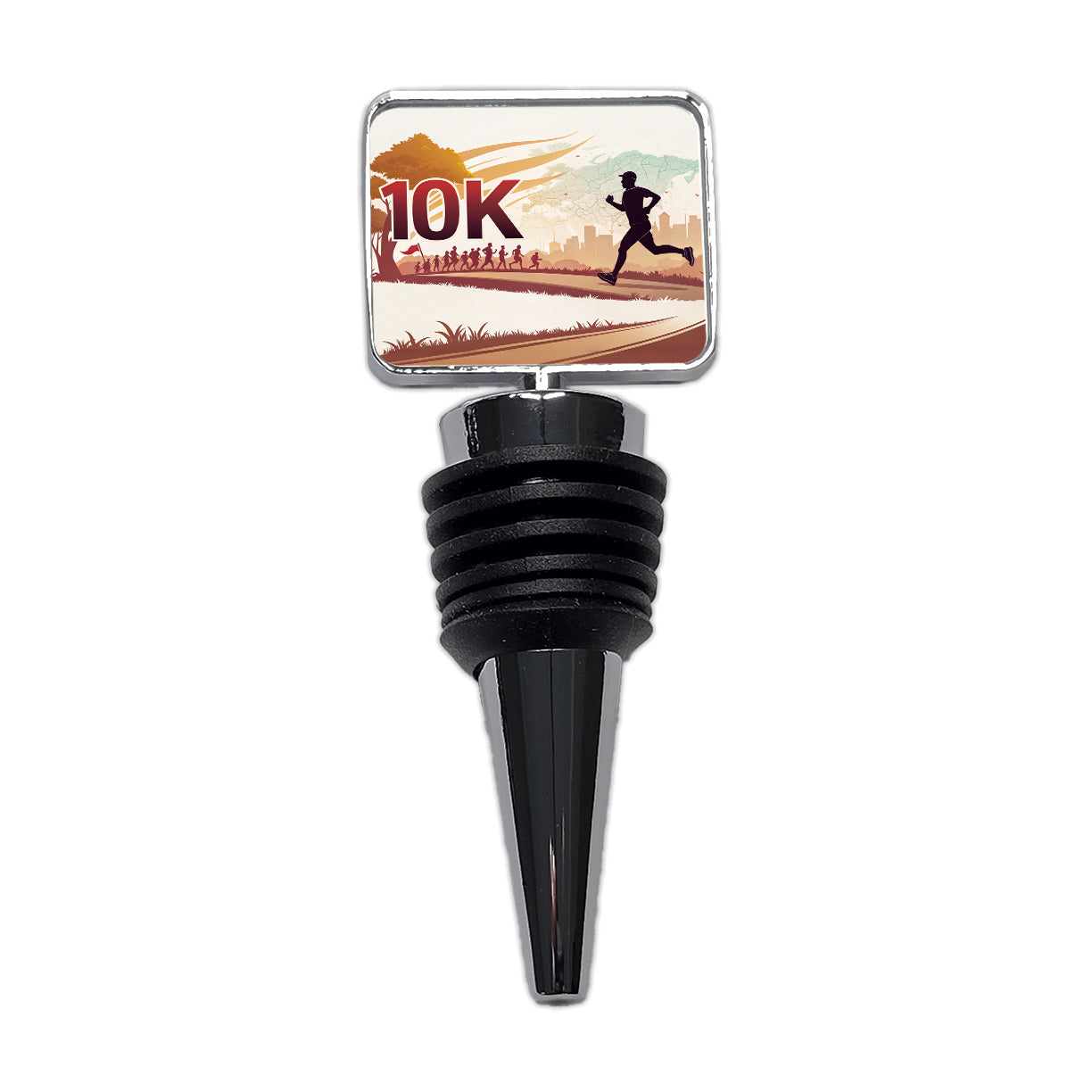10k Marathon Running Jogging Wine Bottle Stopper