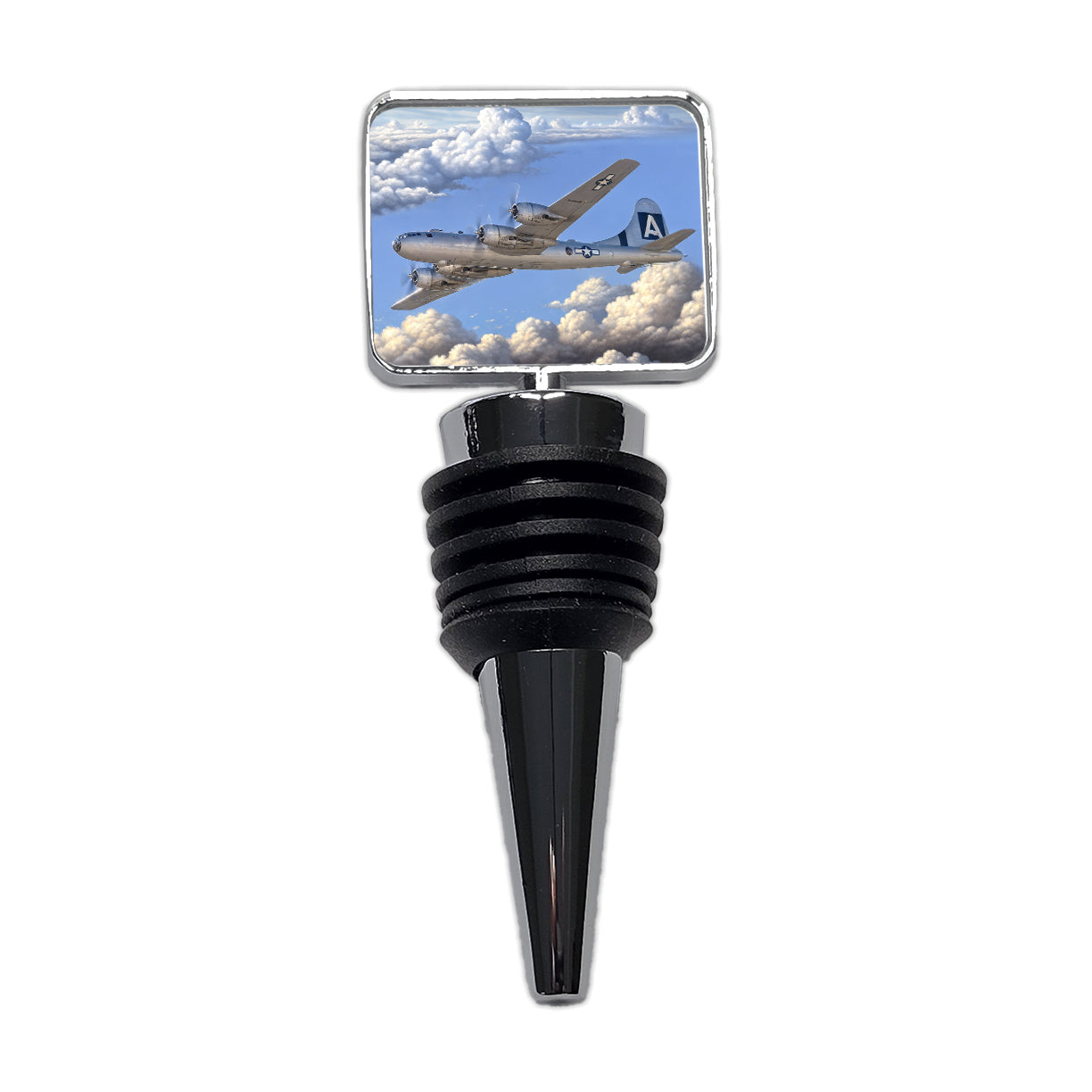 B-29 Superfortress Bomber WWII United States Air Force Heavy Bomber Wine Bottle Stopper