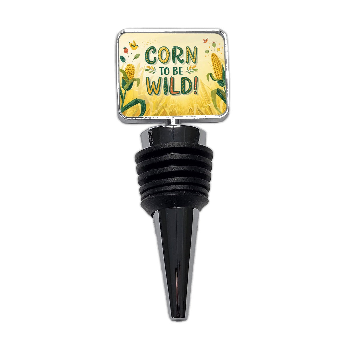 Corn To Be Wild Funny Wine Bottle Stopper