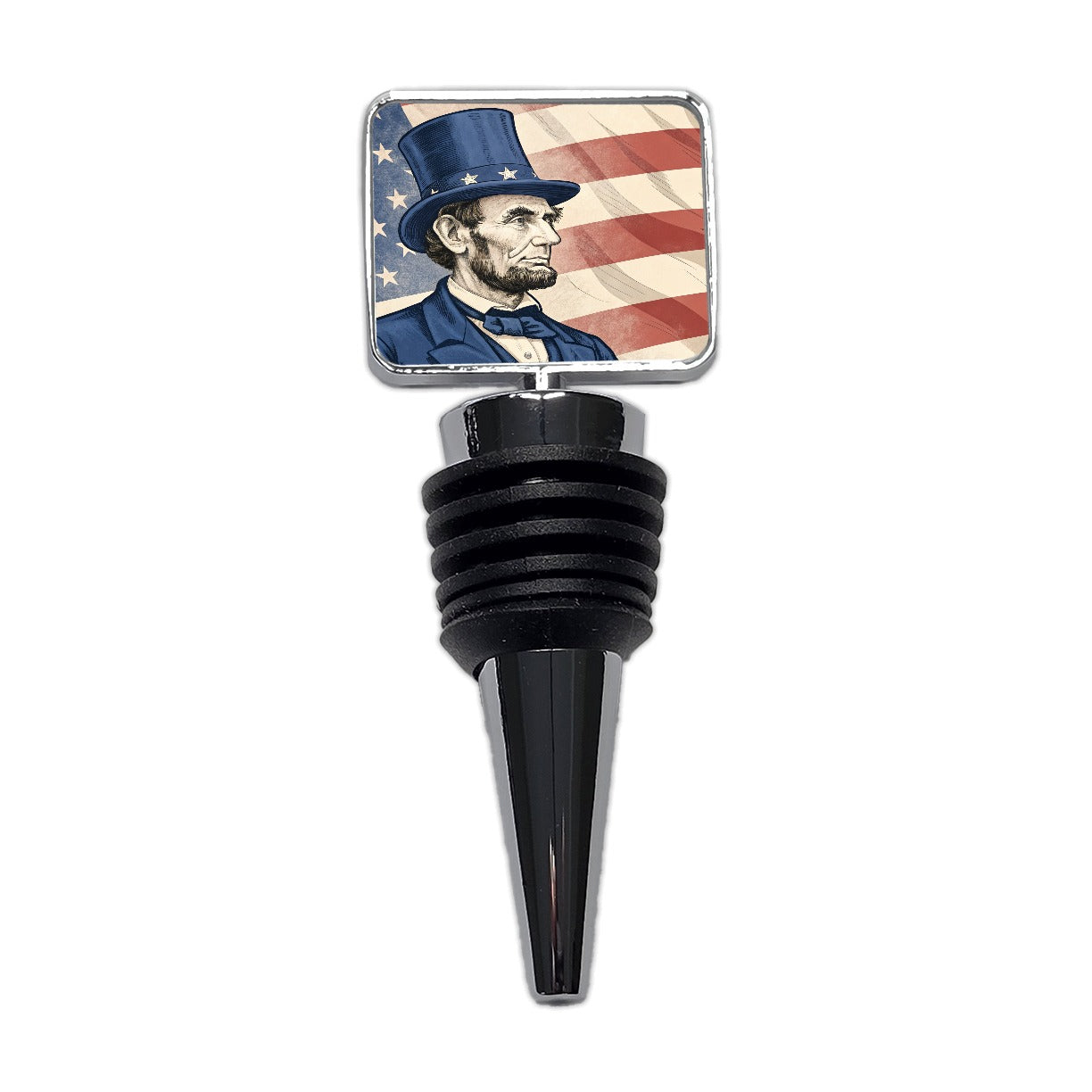 Abraham Lincoln American President Patriotic Wine Bottle Stopper