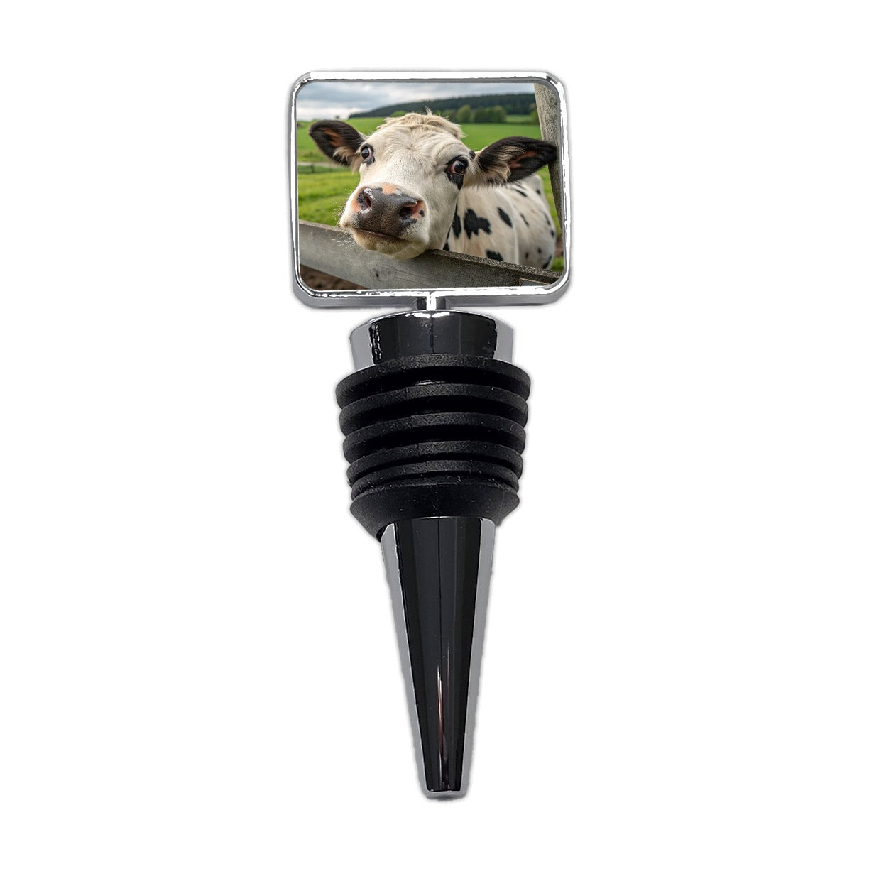 Curious Cow Farm Life Wine Bottle Stopper