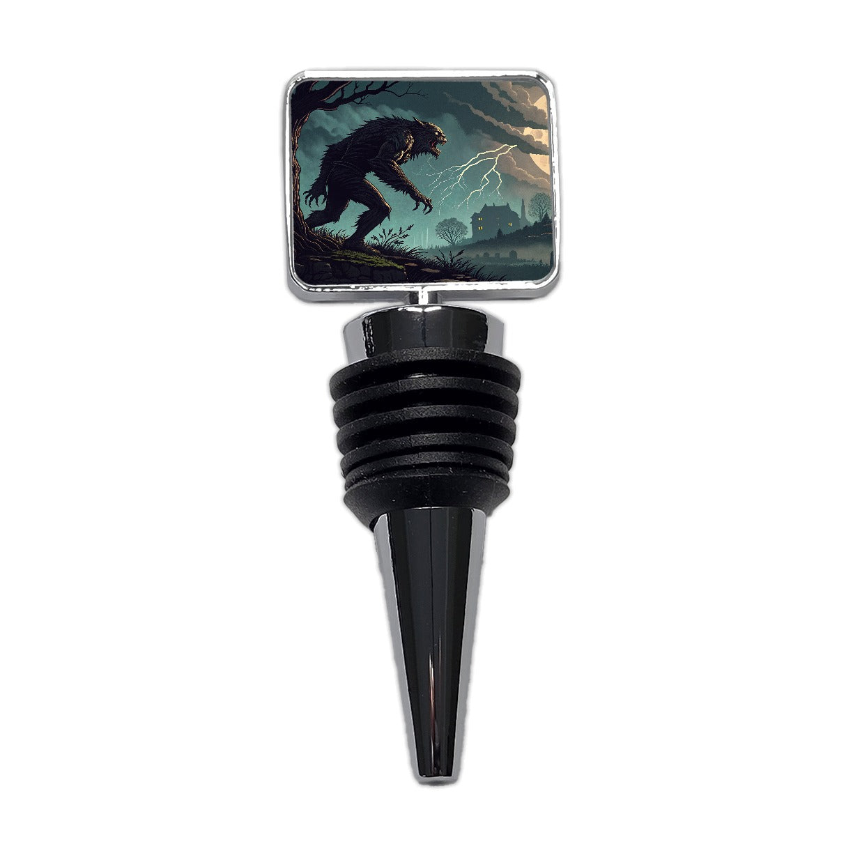 Gothic Horror Monster Halloween Wine Bottle Stopper