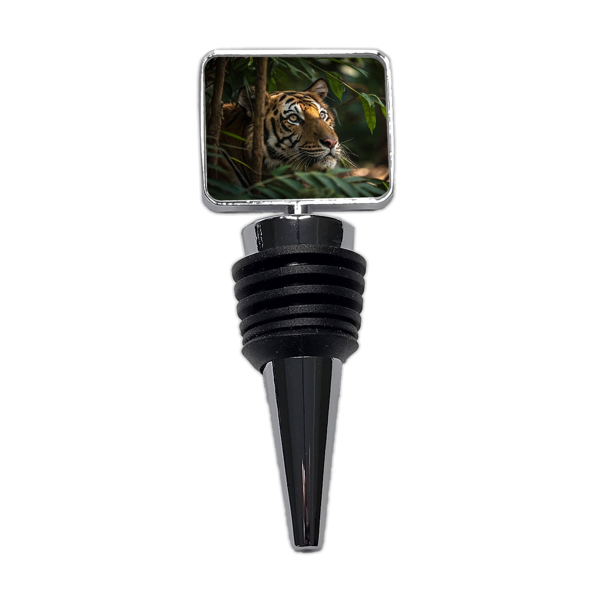 Wild Tiger Forest Jungle Wine Bottle Stopper
