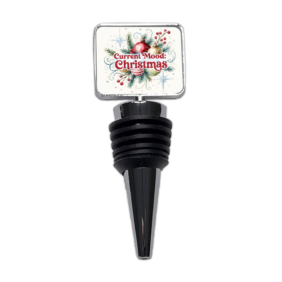Current Mood Christmas Wine Bottle Stopper