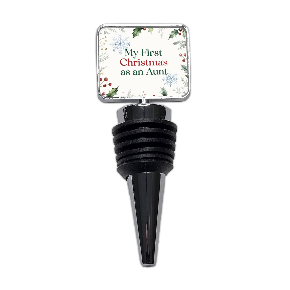 Fist Christmas Aunt Wine Bottle Stopper