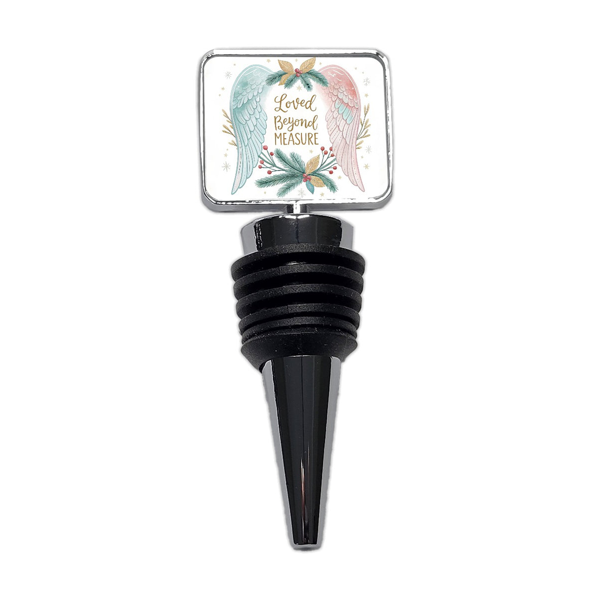 Loved Beyond Measure Angel Wings Wine Bottle Stopper