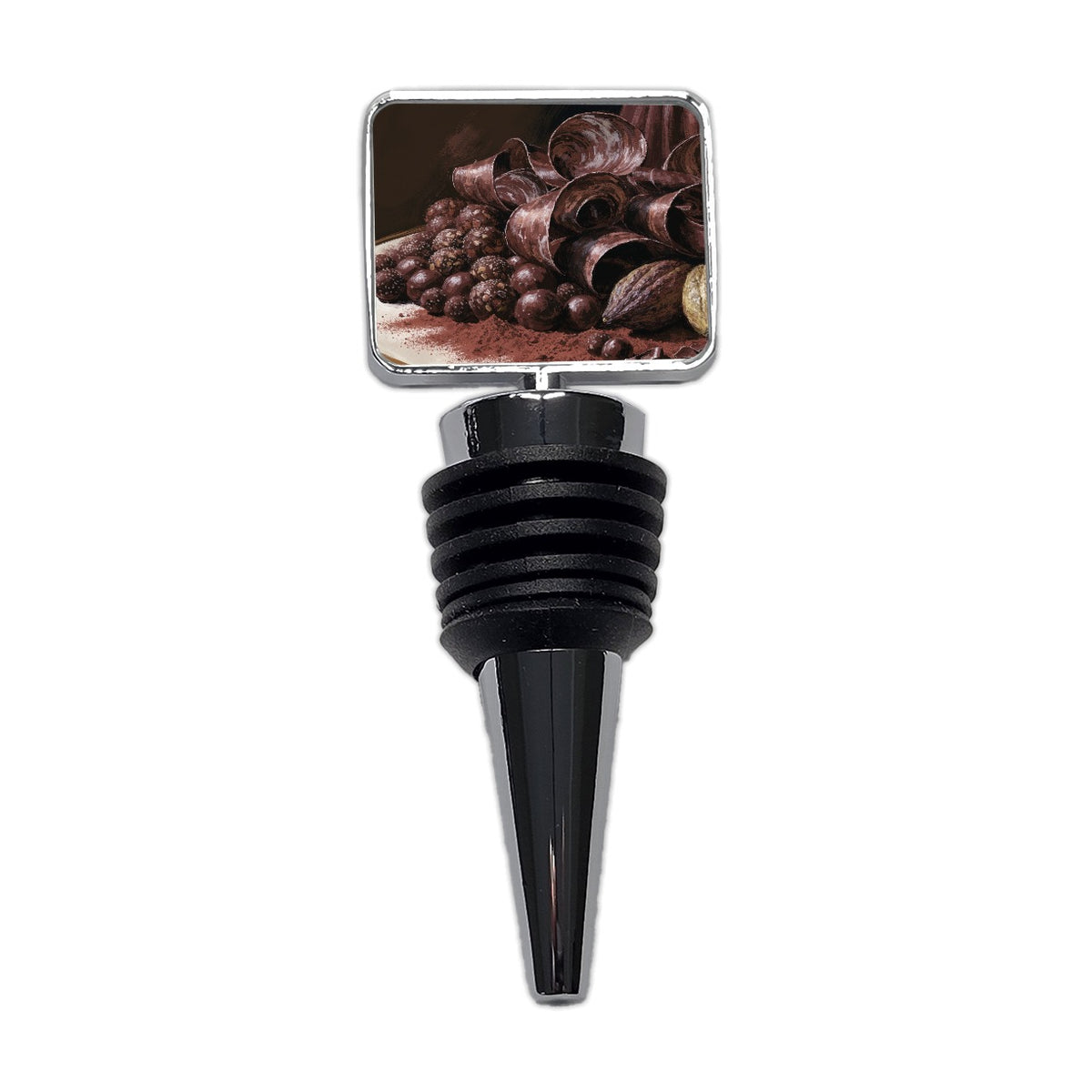 Artisan Chocolate Truffles Wine Bottle Stopper