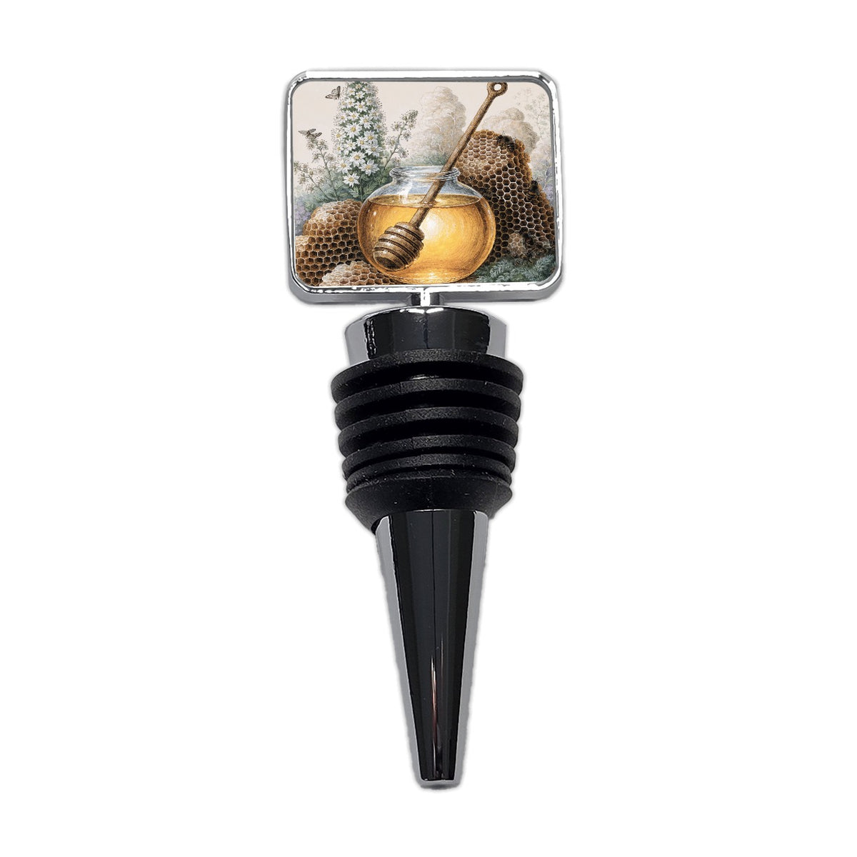 Artisan Honey Harvest Wine Bottle Stopper
