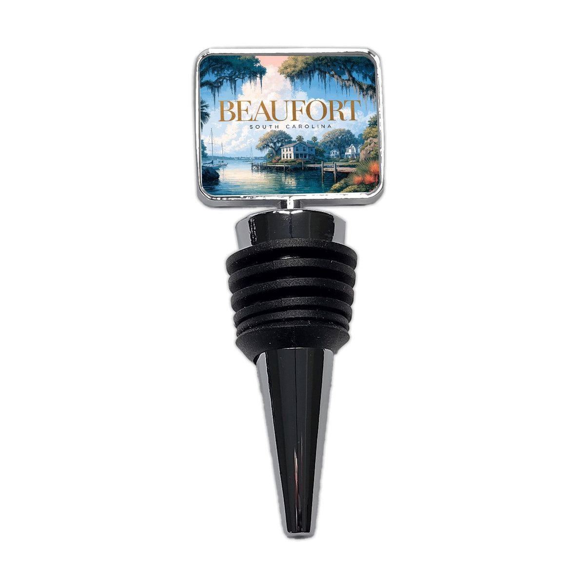 Beaufort South Carolina Travel Wine Bottle Stopper