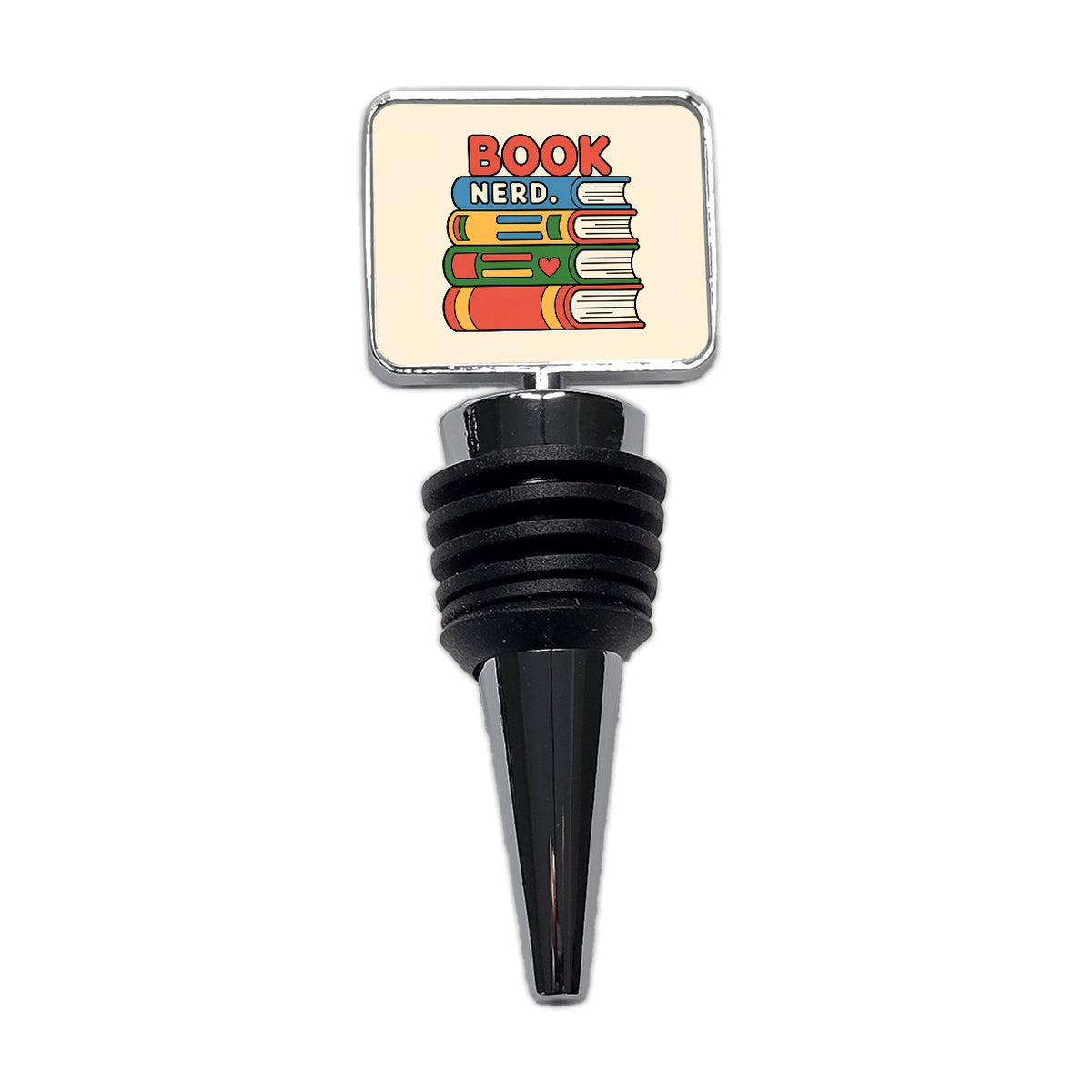 Book Nerd Reader Cute Funny Wine Bottle Stopper