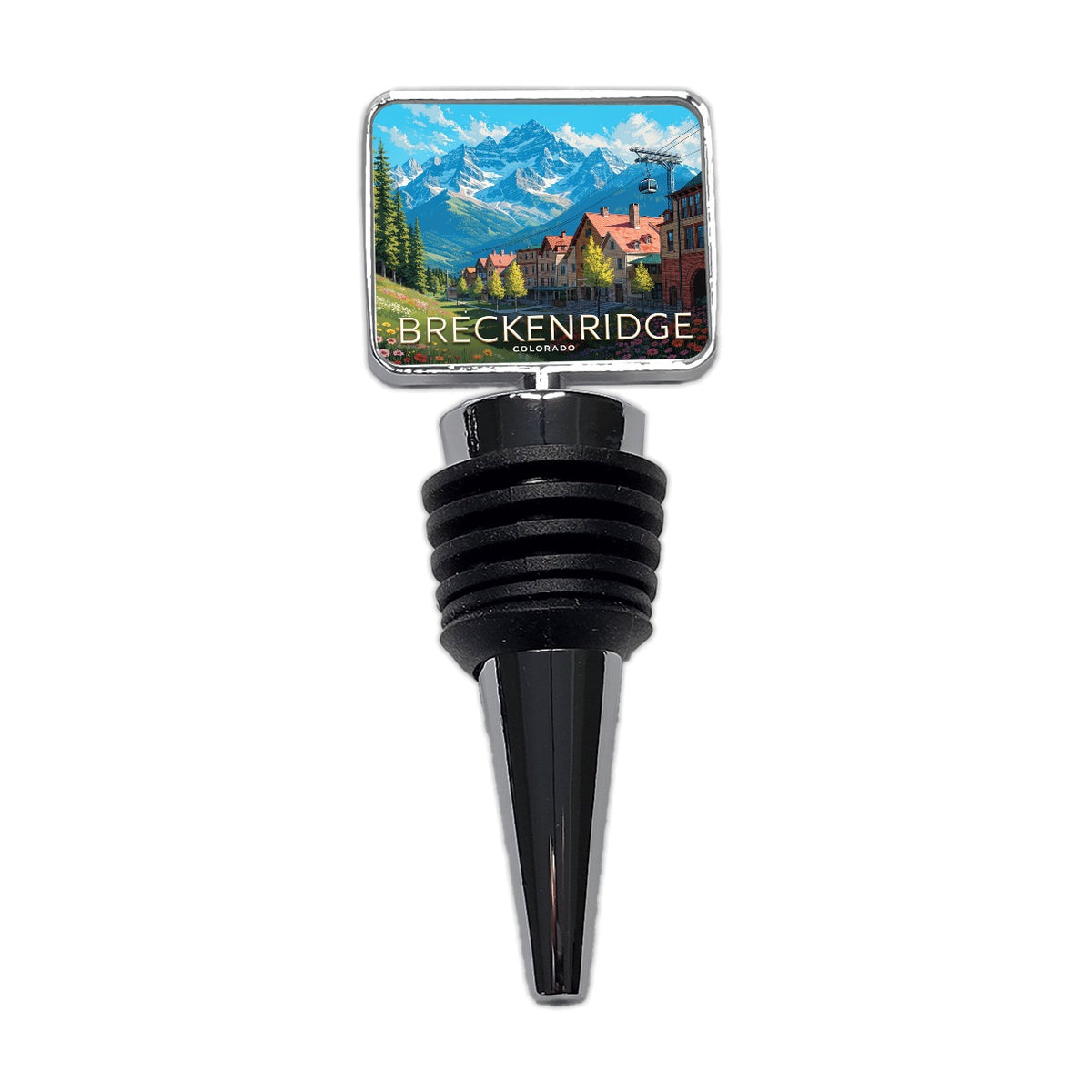 Breckenridge Colorado Travel Wine Bottle Stopper