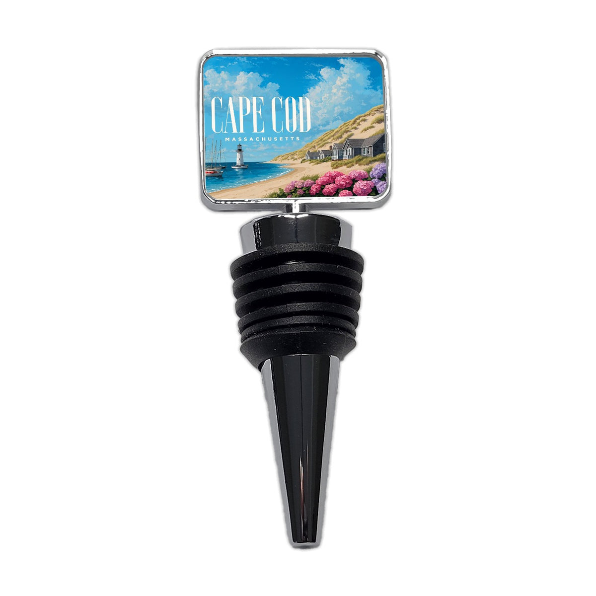 Cape Cod Massachusetts Travel Wine Bottle Stopper