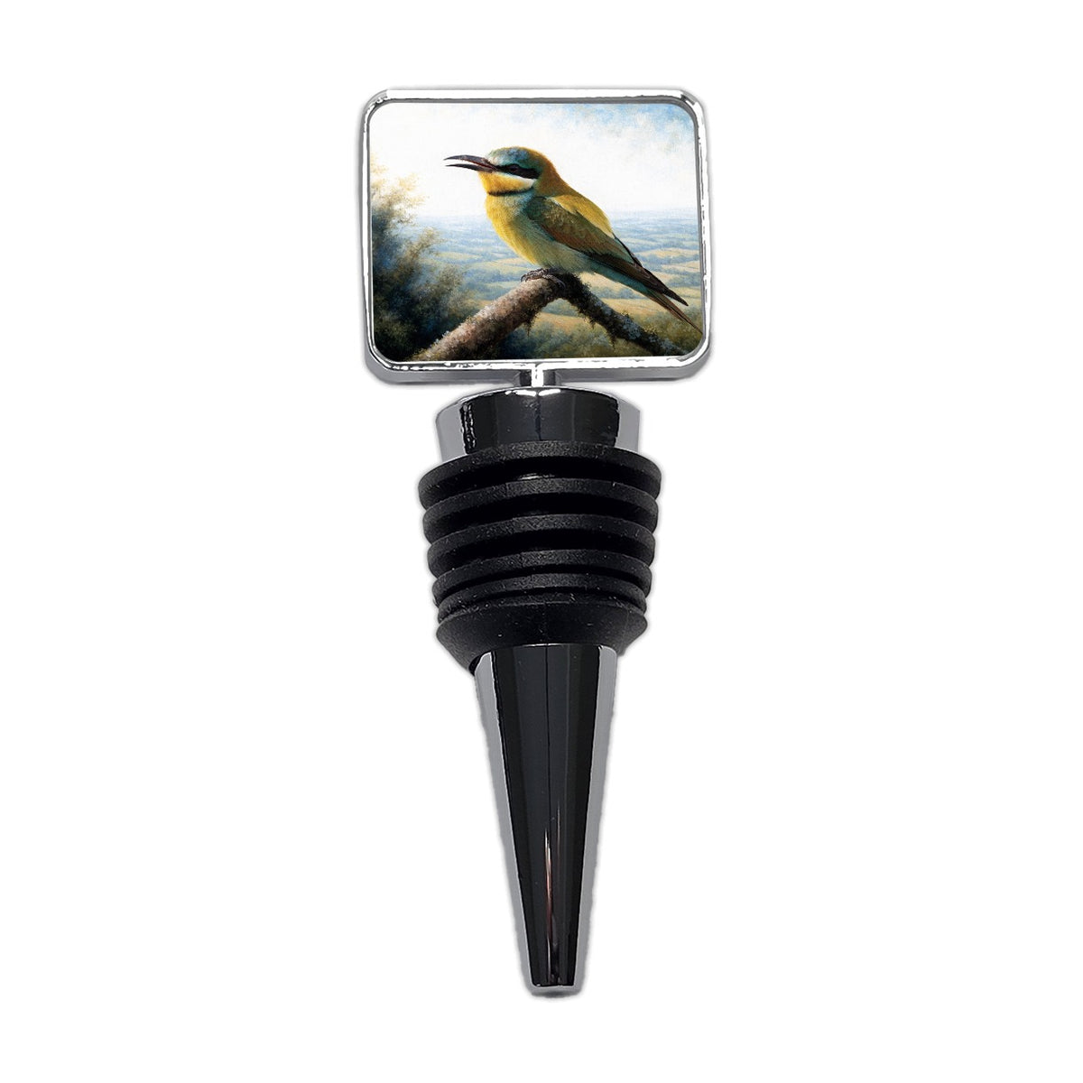 Colorful Bee Eater Wine Bottle Stopper