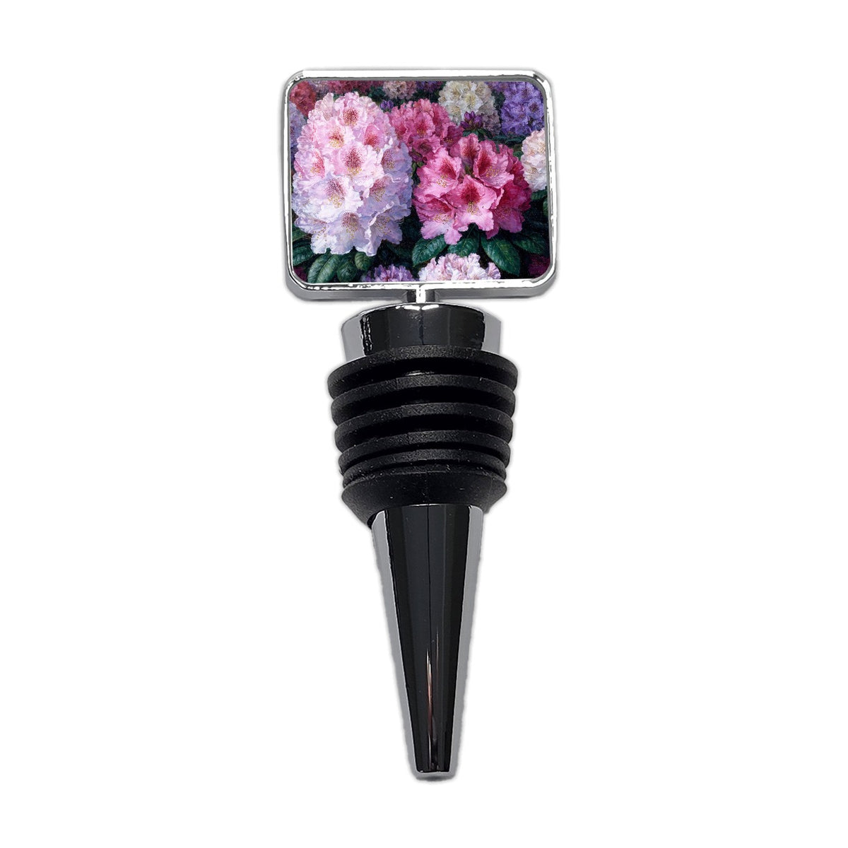 Colorful Rhododendron Garden Wine Bottle Stopper
