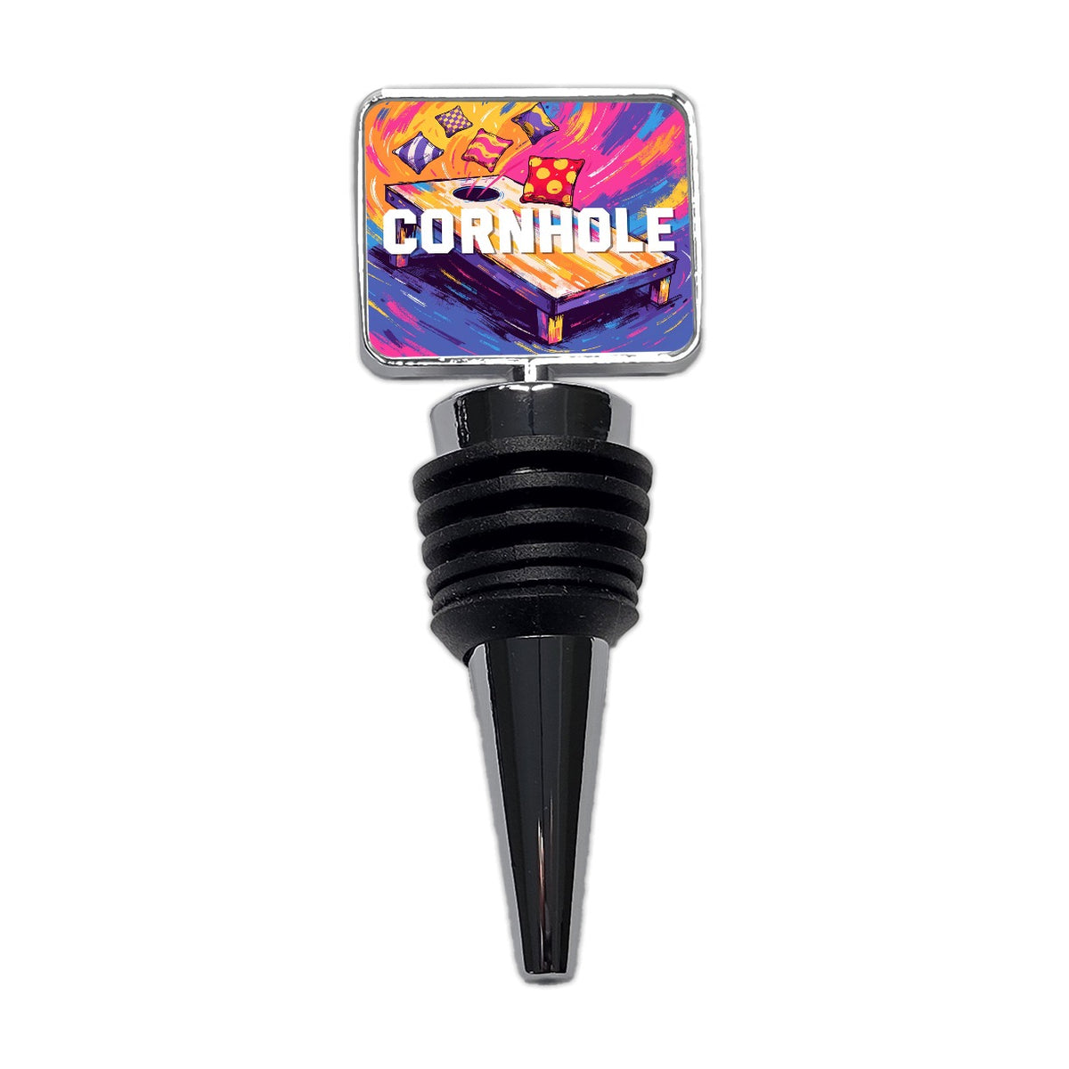 Cornhole Game Wine Bottle Stopper