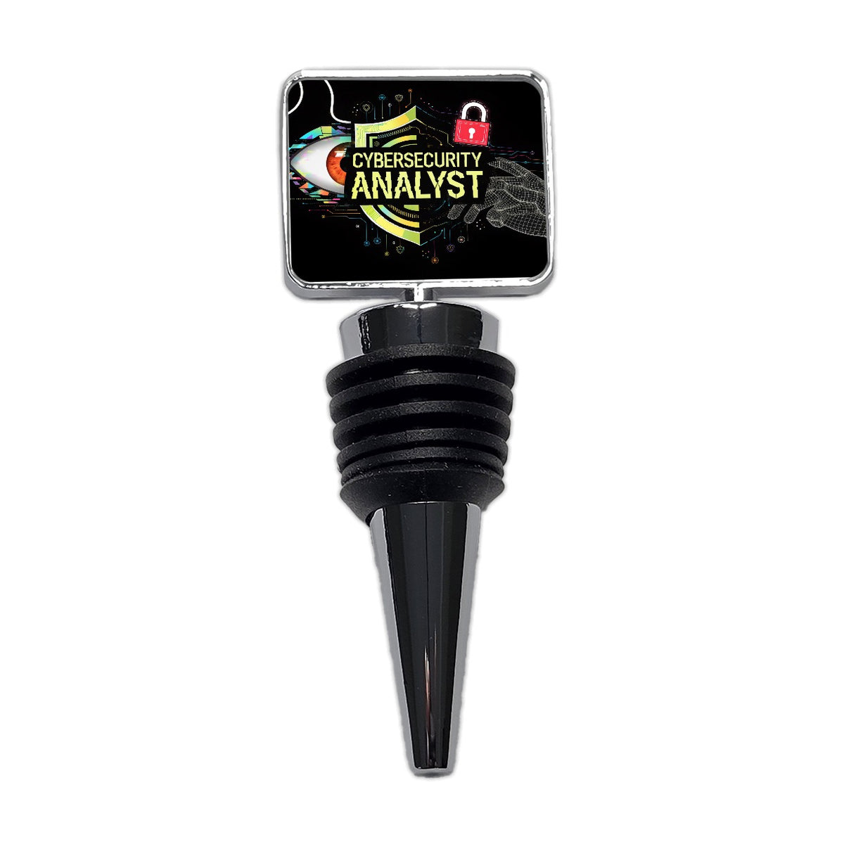 Cybersecurity Analyst Wine Bottle Stopper