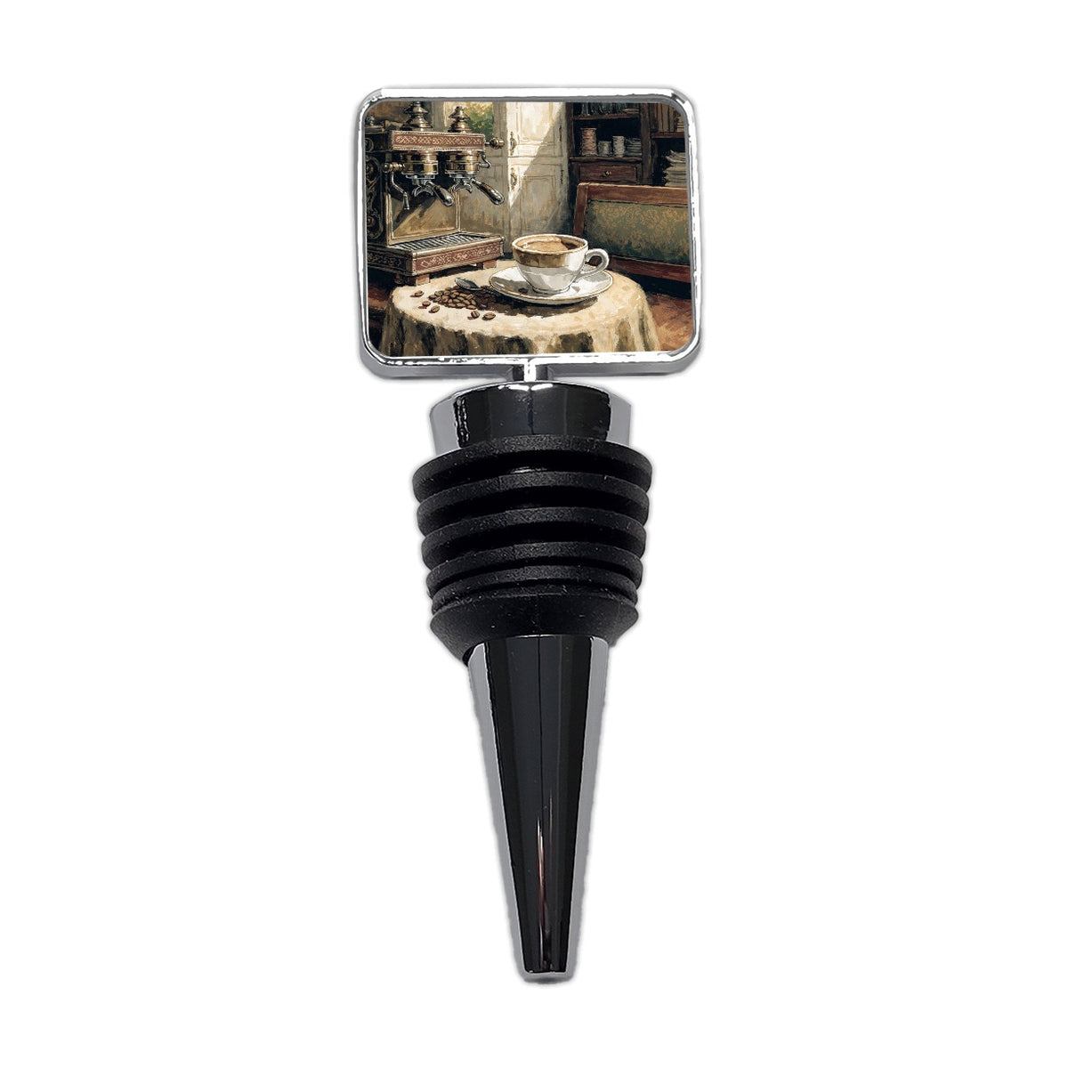 Espresso Coffee Aesthetic Wine Bottle Stopper