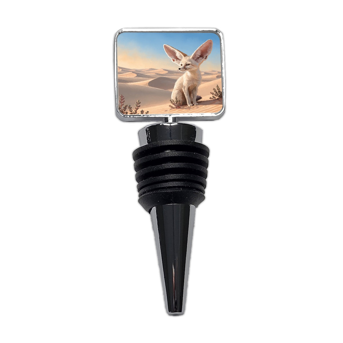 Fennec Fox Desert Wine Bottle Stopper