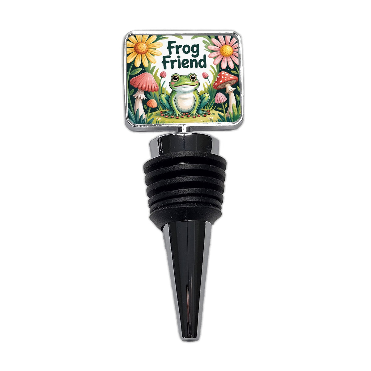 Frog Friend Charming Wine Bottle Stopper