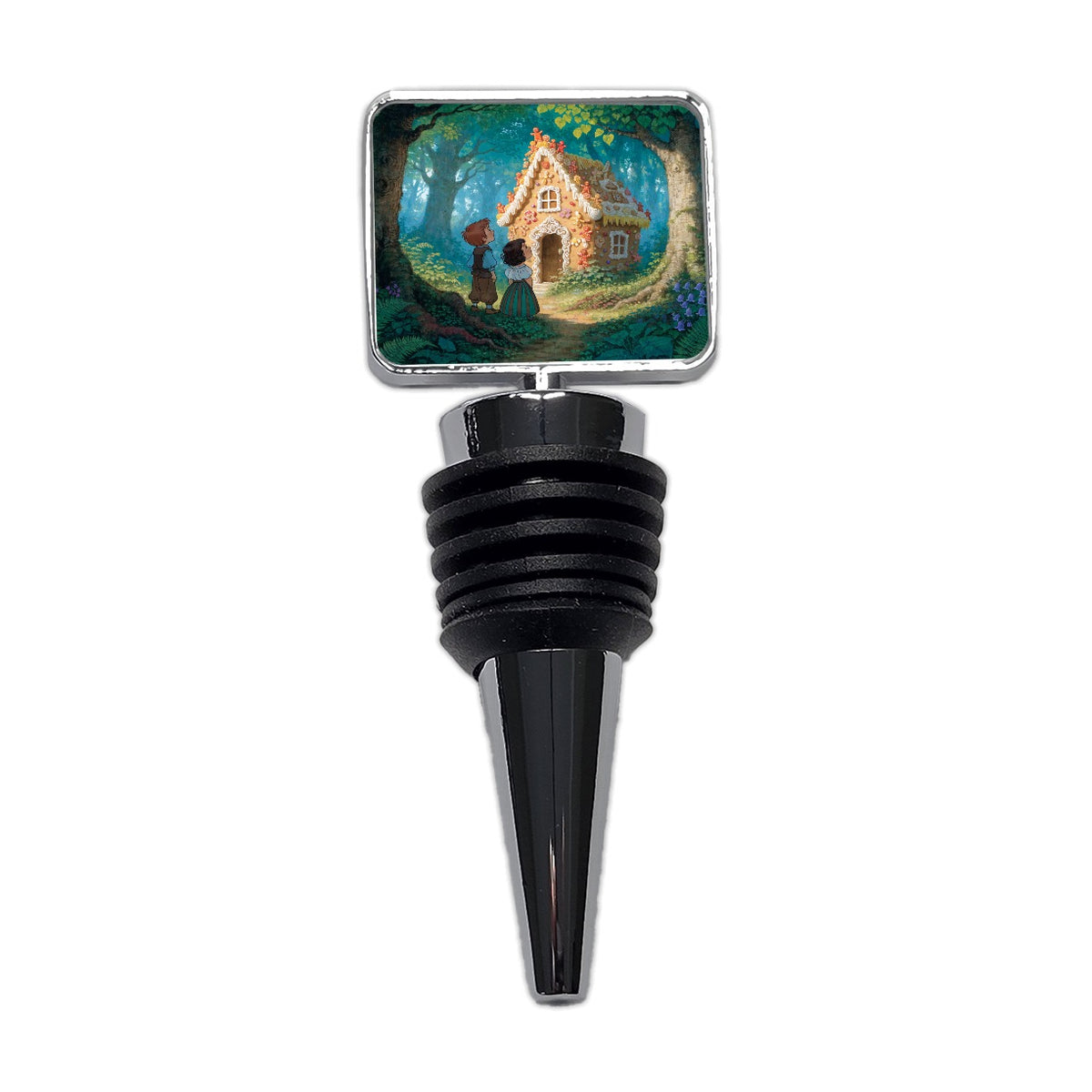 Hansel Gretel Gingerbread Cottage Wine Bottle Stopper