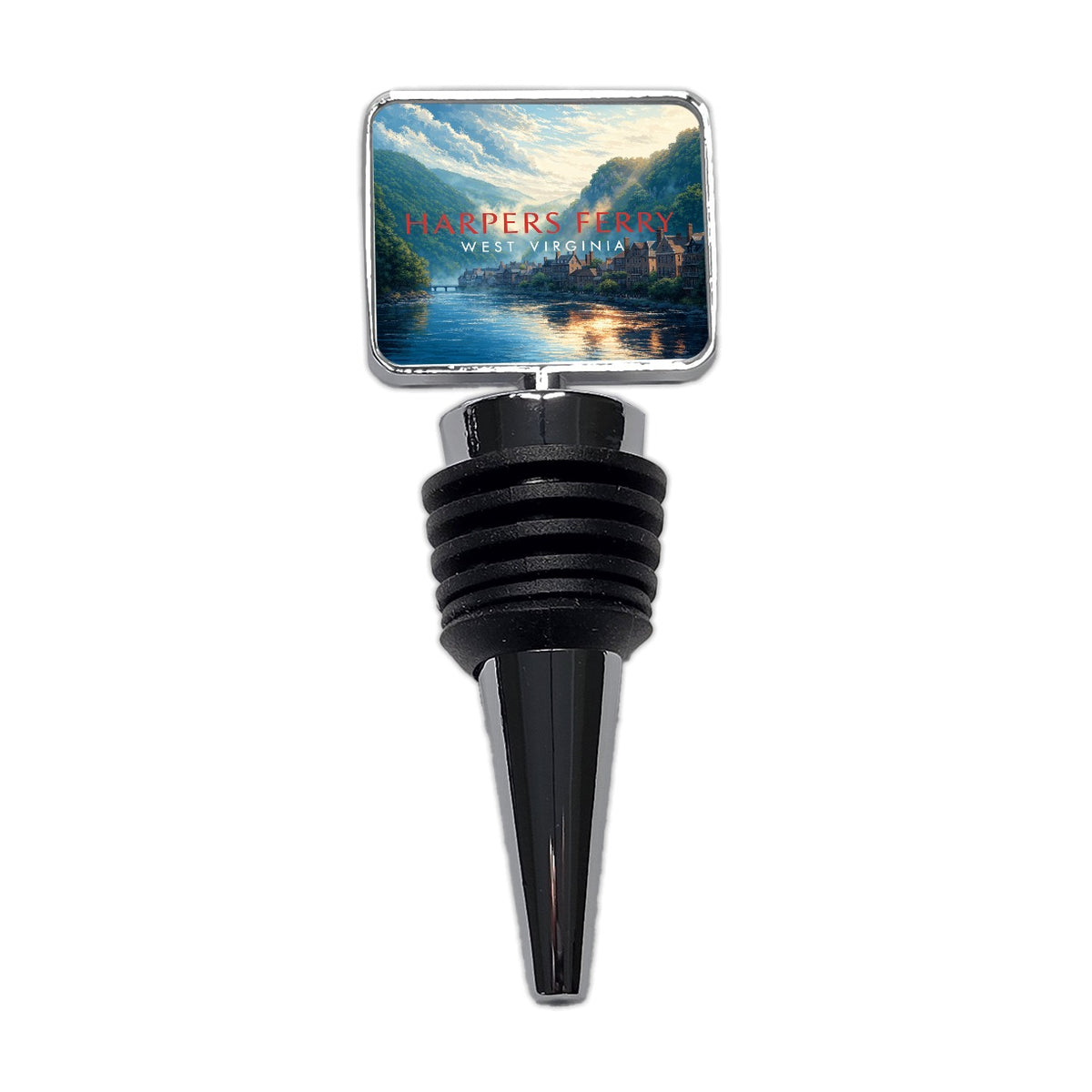 Harpers Ferry West Virginia Travel Wine Bottle Stopper